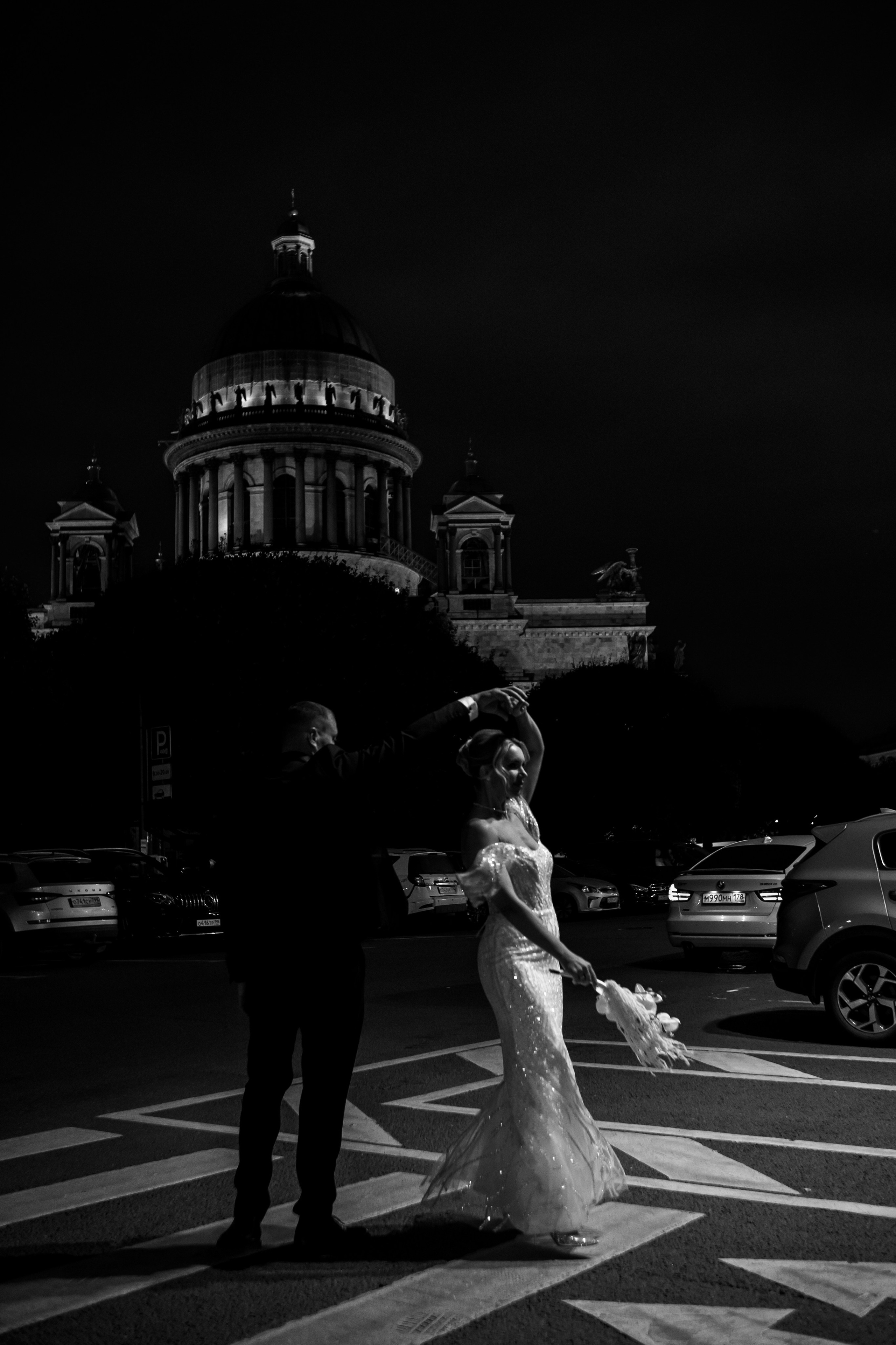 Свадебная вечерняя фотосессия. Портретный и репортажный фотограф в Санкт-Петербурге | Валерия Кайряк