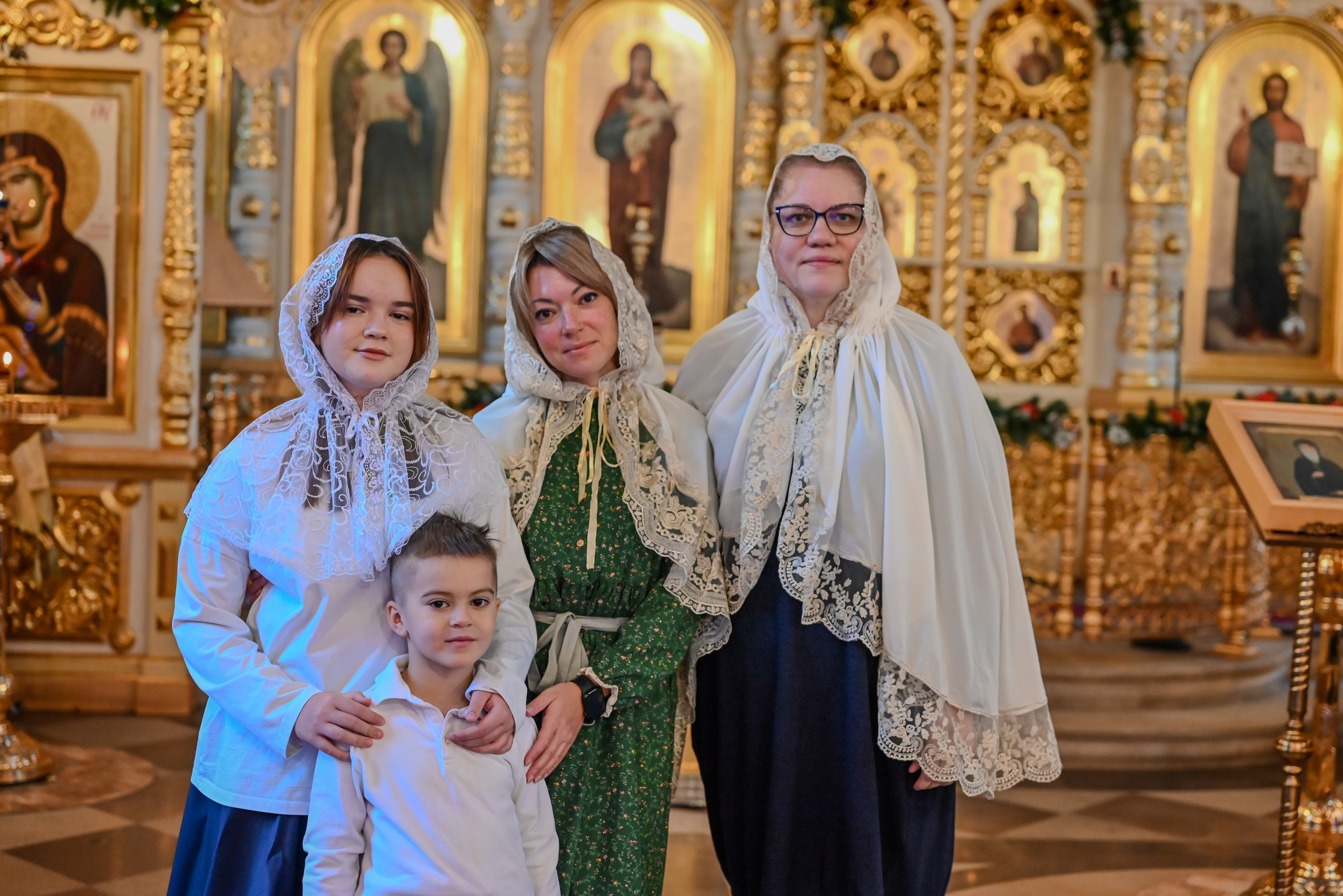 Крещение Совхоз Ленина. Семейный и детский фотограф Москва
