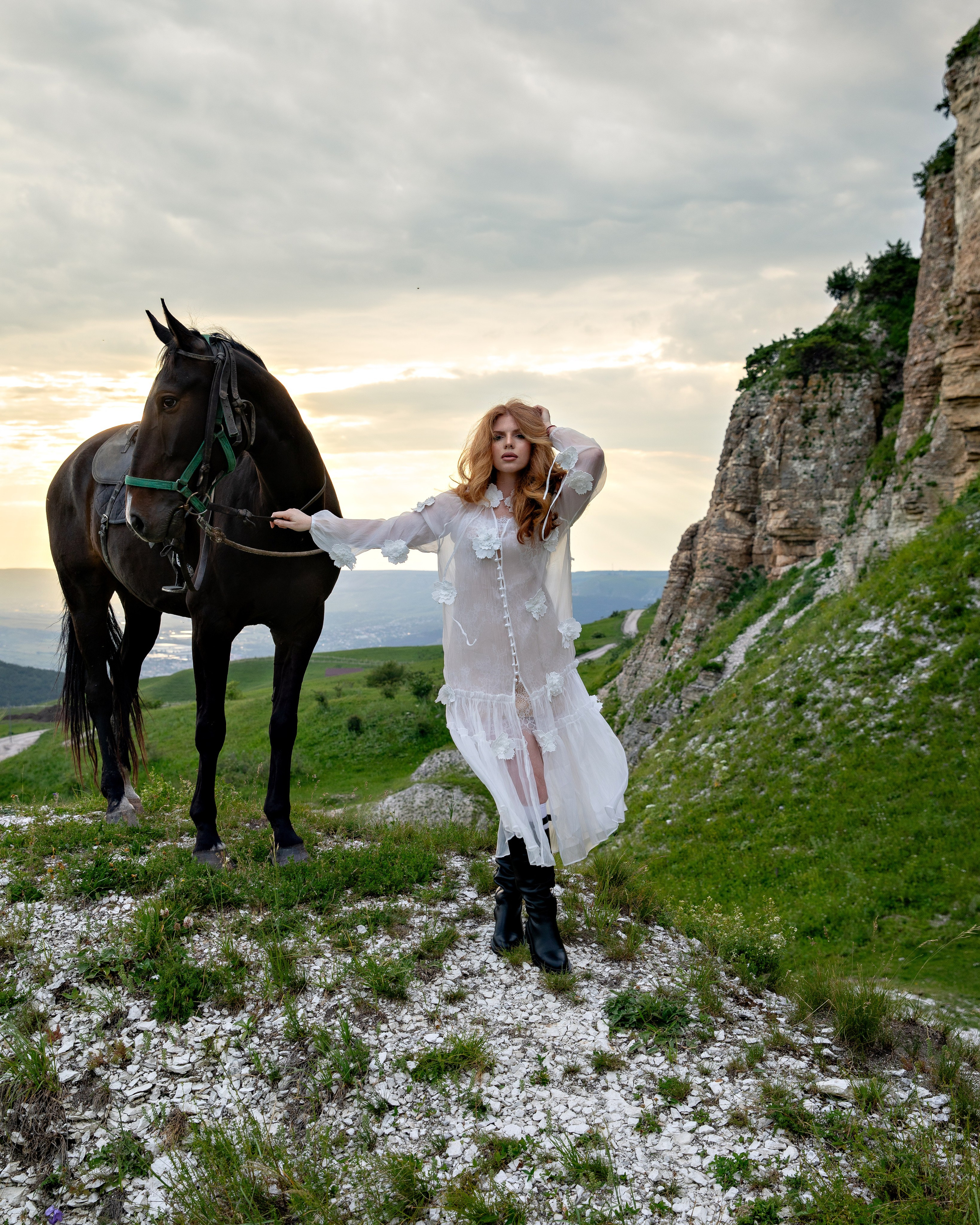 Фотосессия в конном клубе на лошадях. Фотограф в Кисловодске Юлия Федоренко