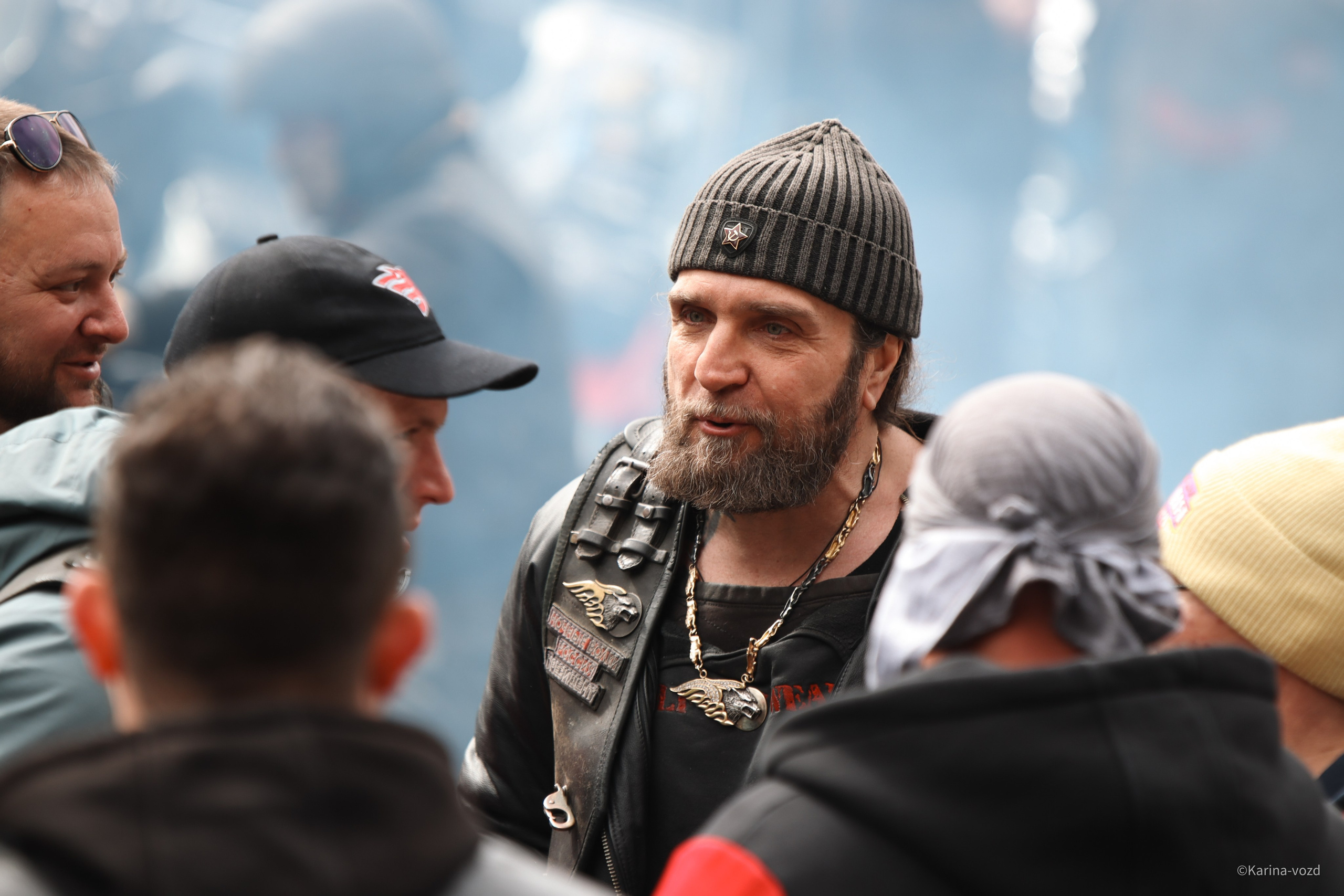 Открытие мотосезона 2025 «Ночные Волки"/ Москва. Репортажный фотограф в Москве и Зеленограде Karina-vozd