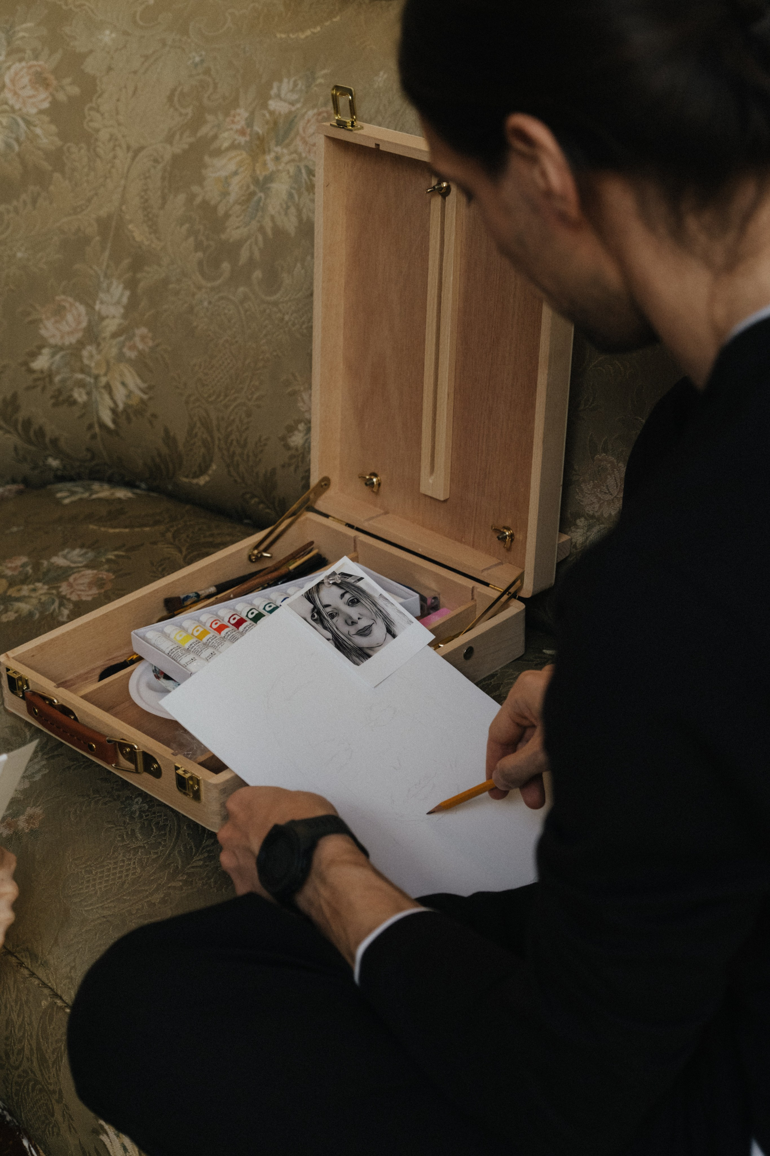 Нарисуй меня. Свадебный фотограф Александра Тюлякова