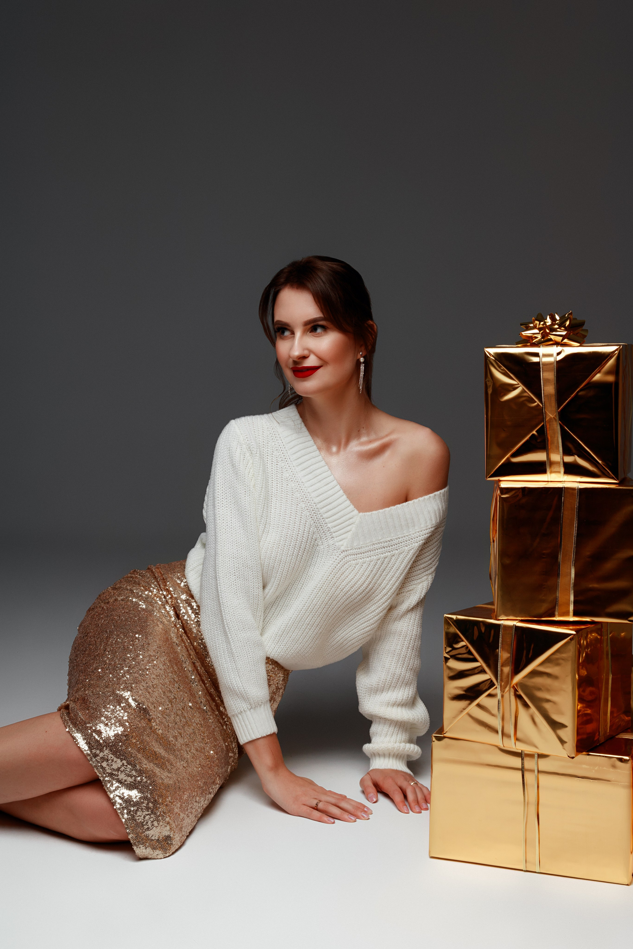 Новогодний фотодень в стиле «Глянец». Фотограф в Лодзи Светлана Шкуратова