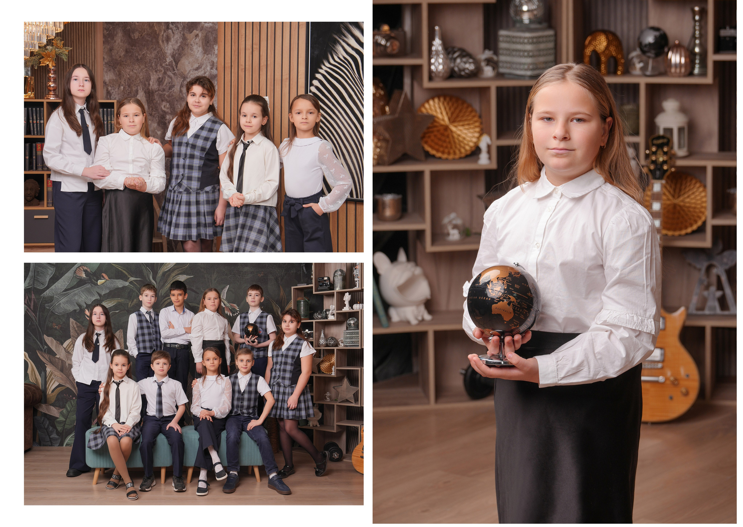 ШКОЛА 50 — 4 «В» класс. Красивый выпускной альбом в Краснодаре