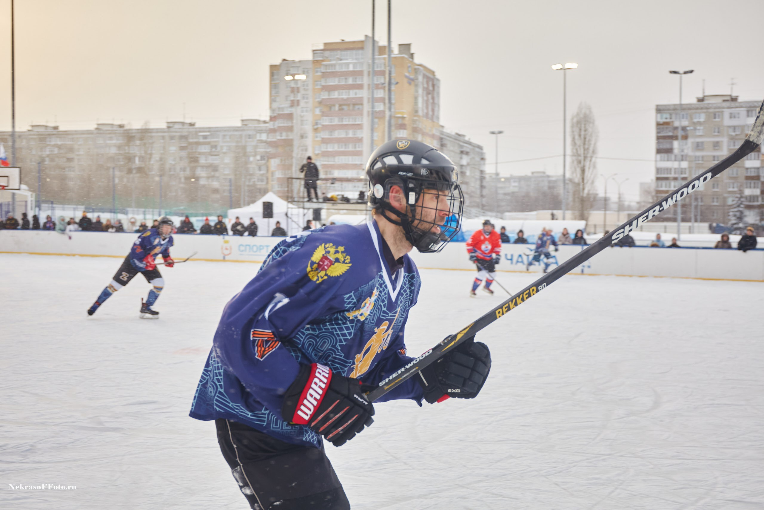 Турнир по хоккею «Русская классика» в рамках Офицерской хоккейной лиги. Спортивный фотограф Некрасов Денис
