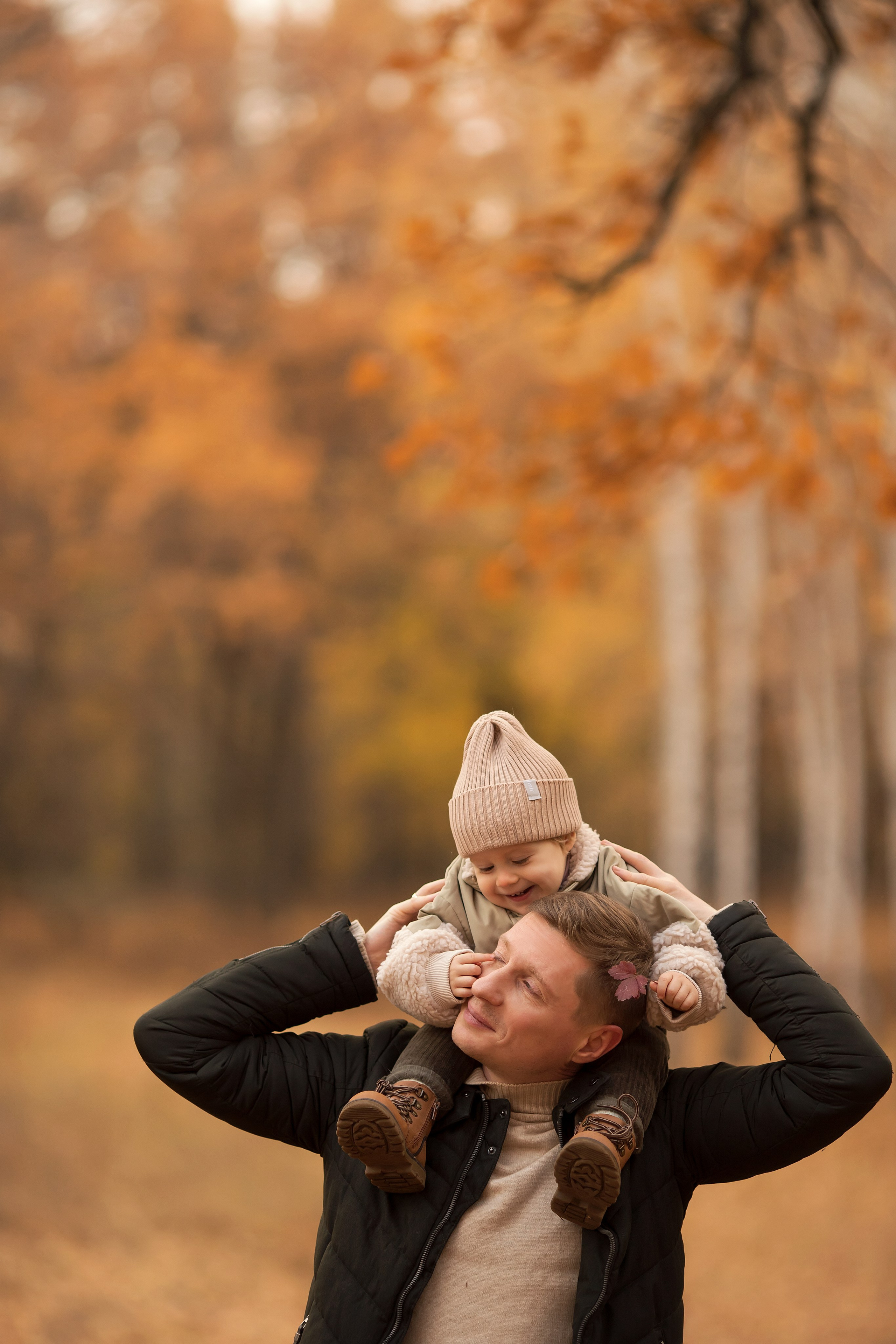 Осень в лесу. Семейный и детский фотограф в Саратове Полина Коткина