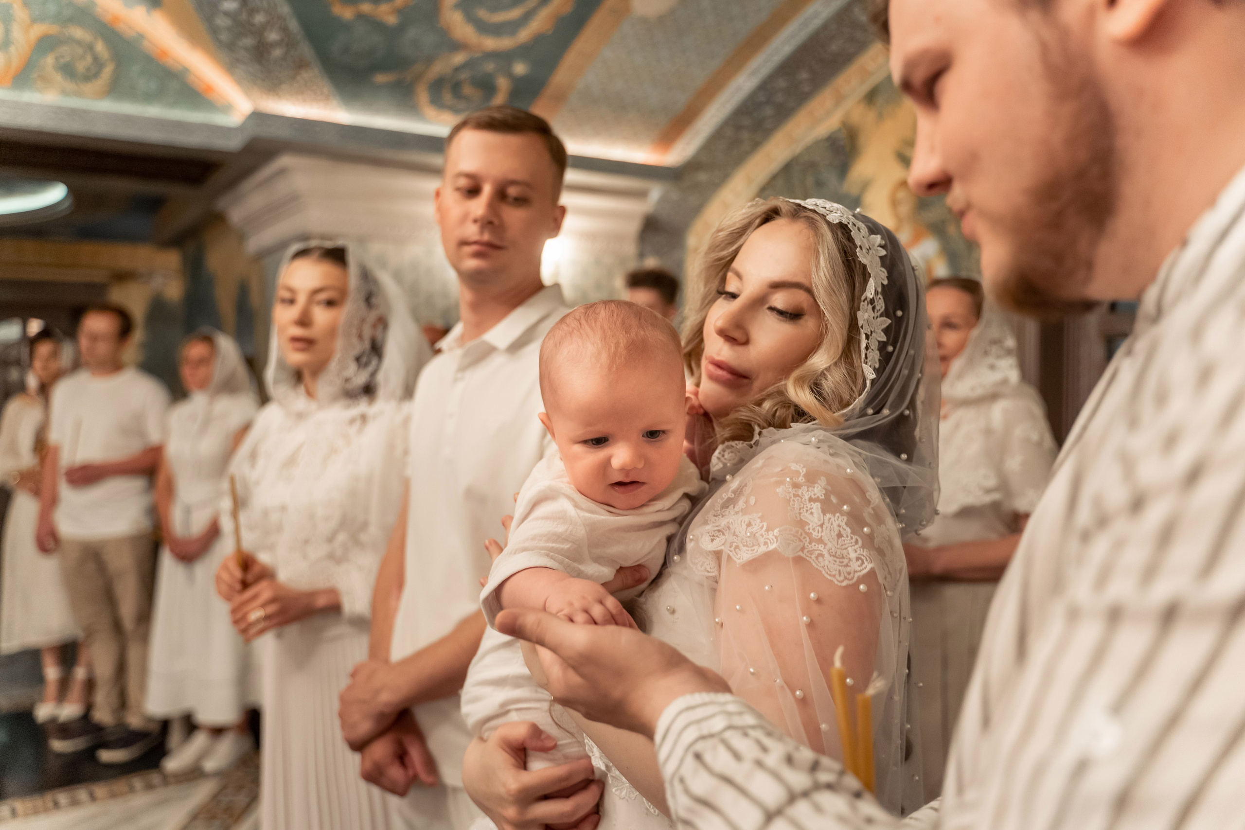 Крещение в Сретенском монастыре. Фотограф \ Видеограф на Крещение, Венчание Москва