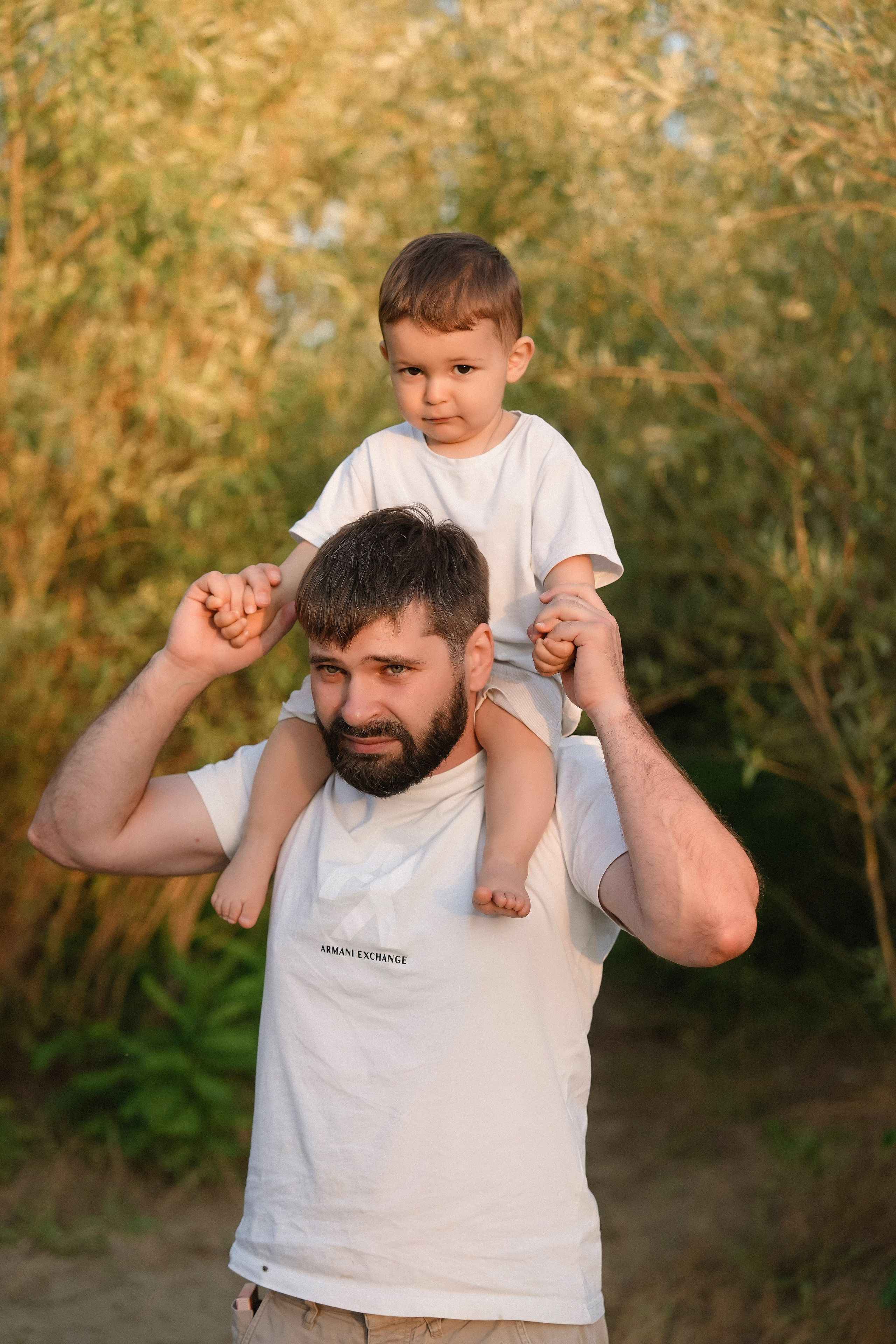 Семейная съёмка на закате. Фотограф с психологическим образованием