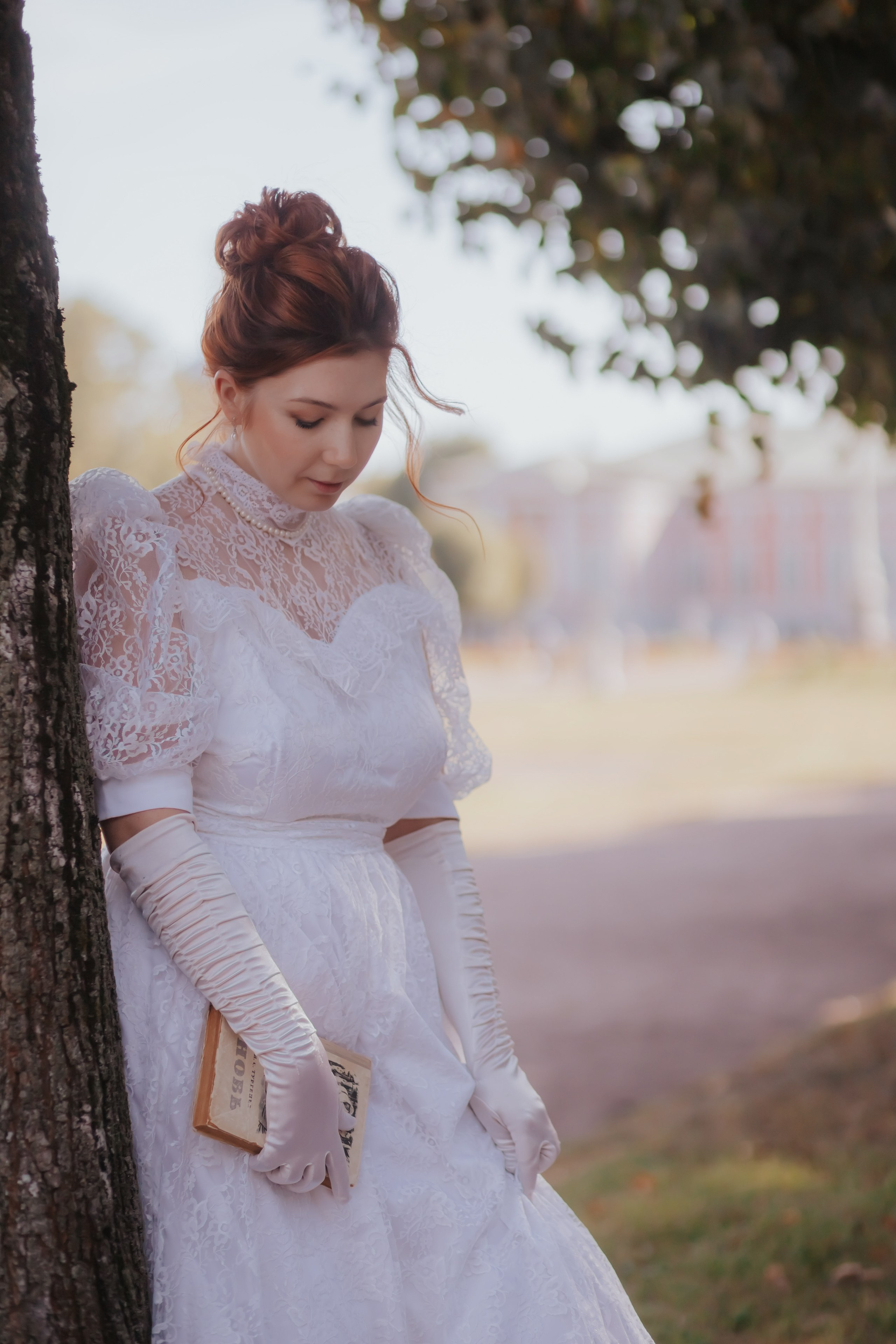 Мария. Тёплый сентябрь в Кусково. Художественная винтажная фотография