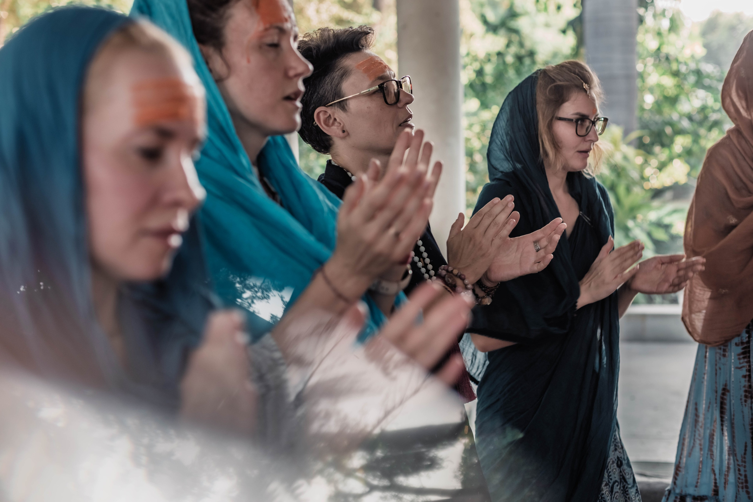 Pitri Paksha yagyas & poojas Devraha Baba ji ashram. Mariam Bagdasaryan