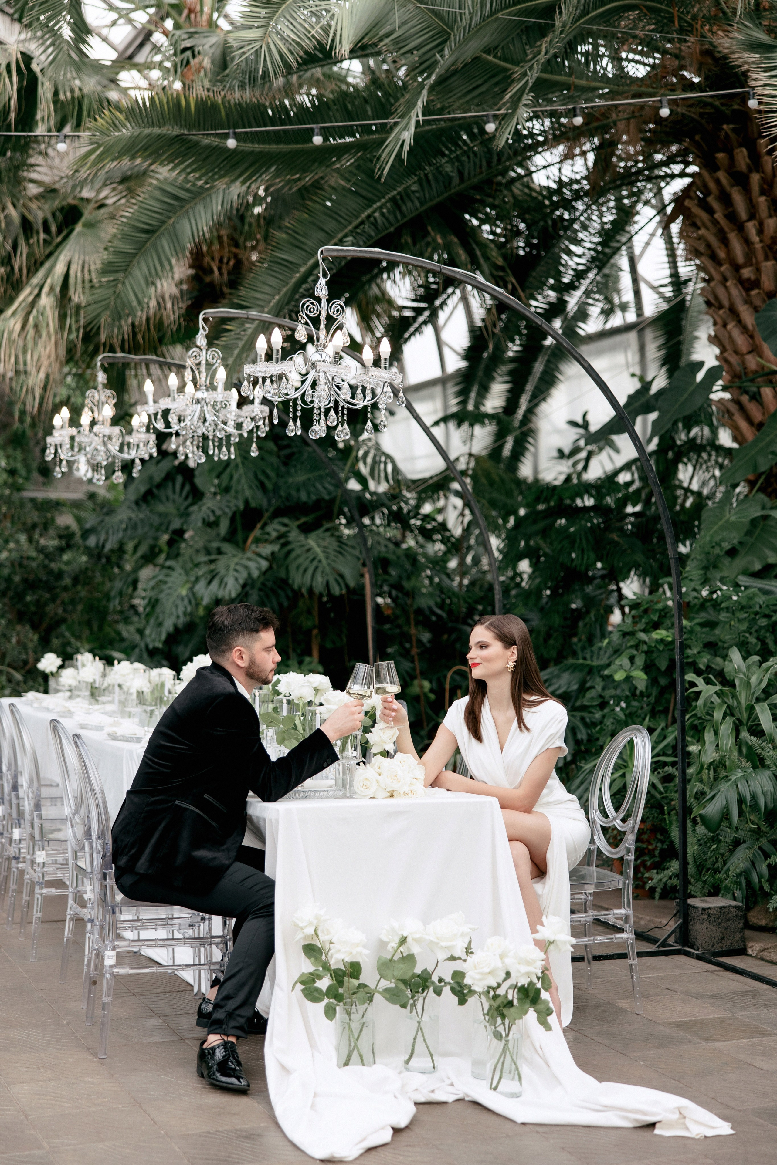 Оранжерея Таврического сада. Свадебный фотограф Москва