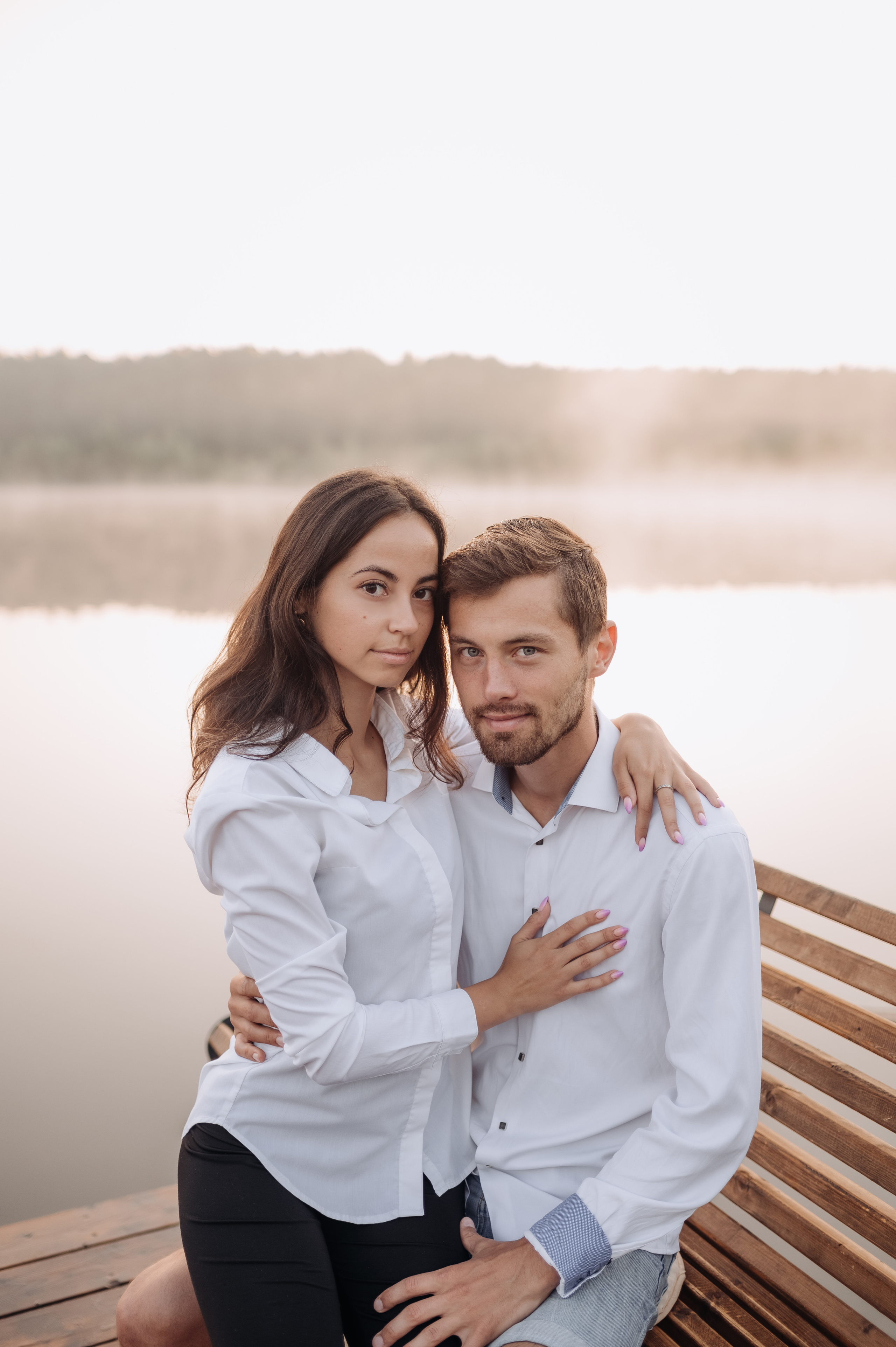 Love story Олега и Тани на озере. Фотограф в Москве и Московской области Таня Яблочкина