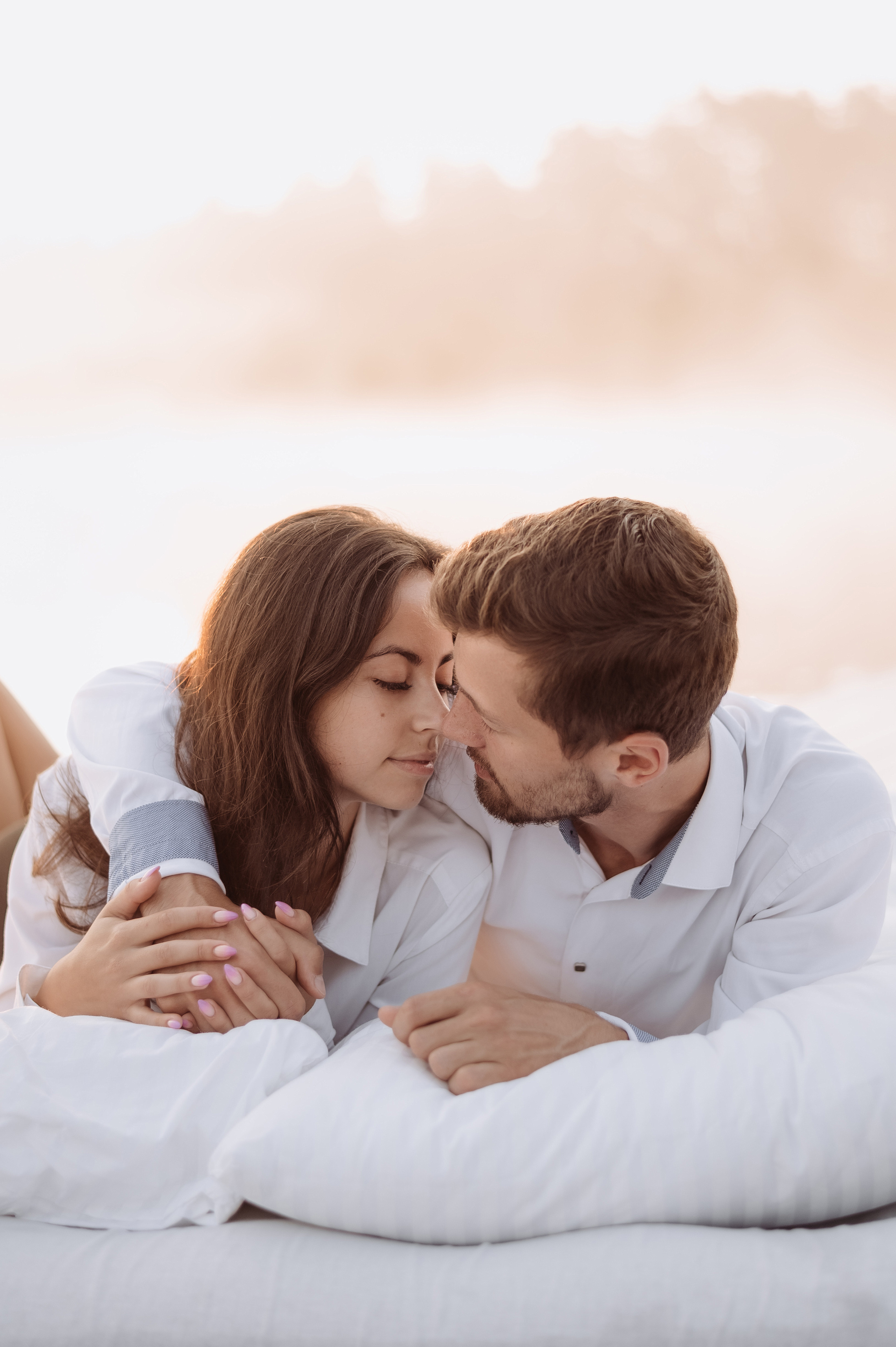 Love story Олега и Тани на озере. Фотограф в Москве и Московской области Таня Яблочкина