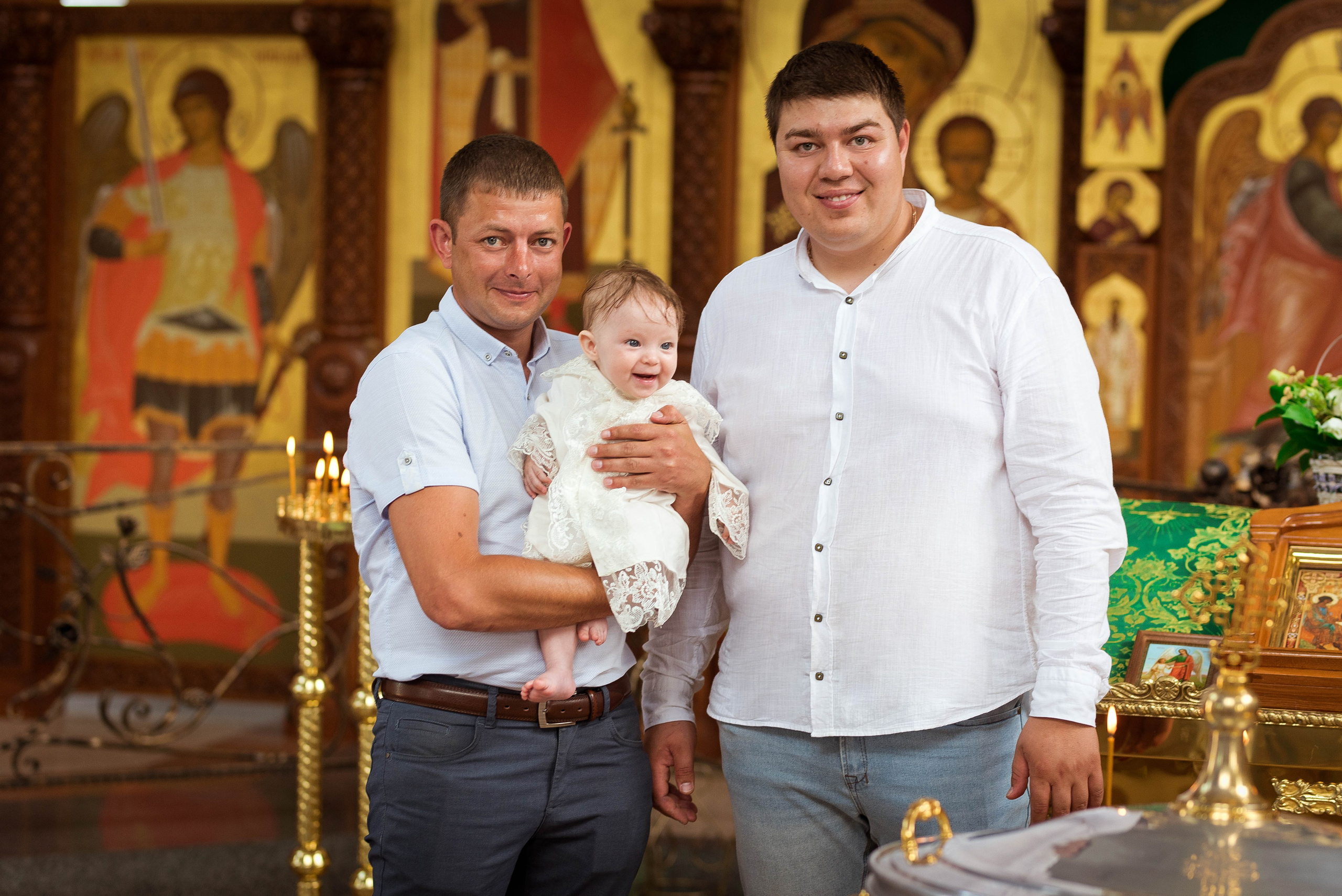 Крещение Варвары. Свадебный и семейный фотограф Яна Стражева. Волгоград, Москва