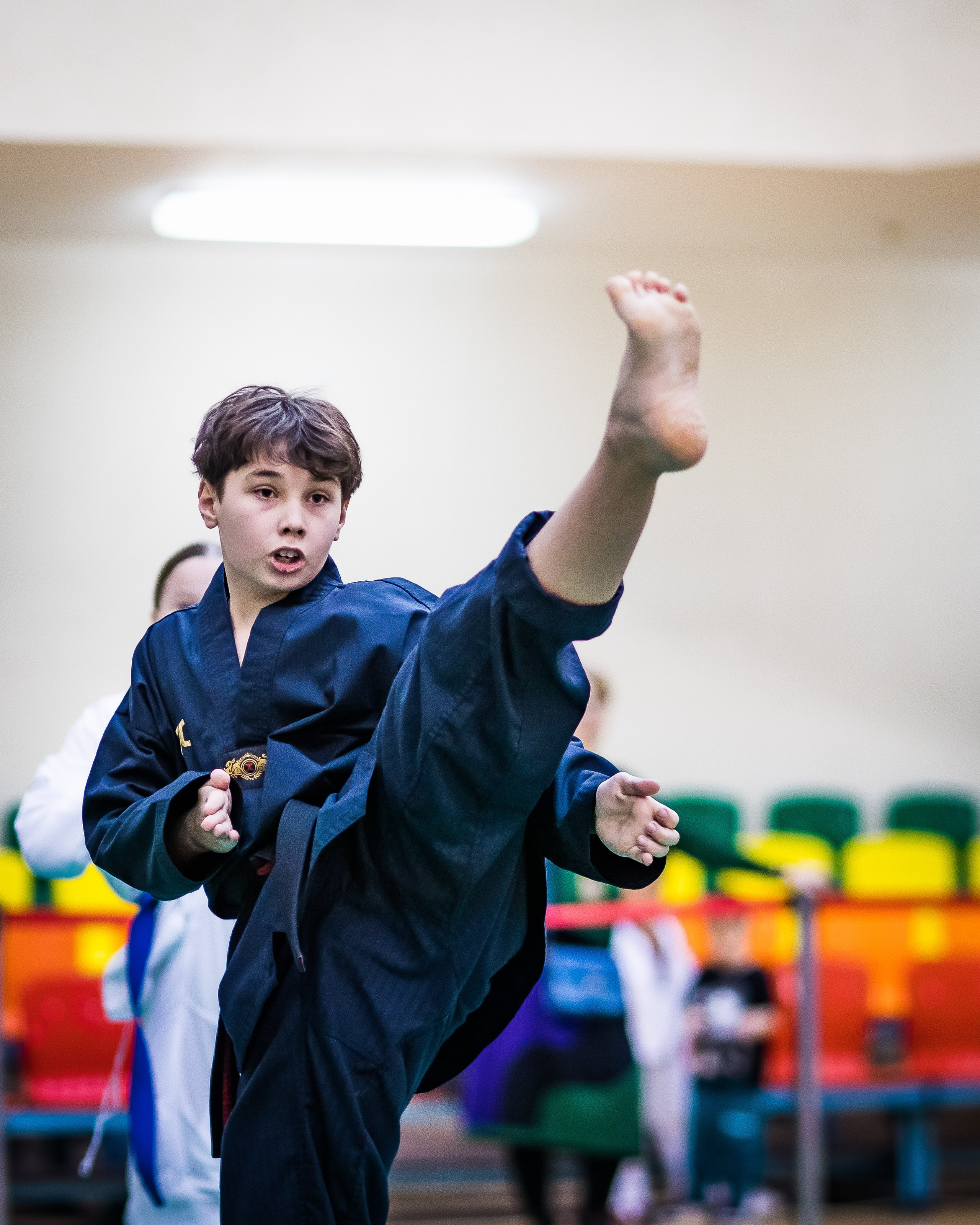 Турнир Федерации детского тхэквондо России по дисциплине ПХУМСЭ. Спортивный фотограф Максим Серегин