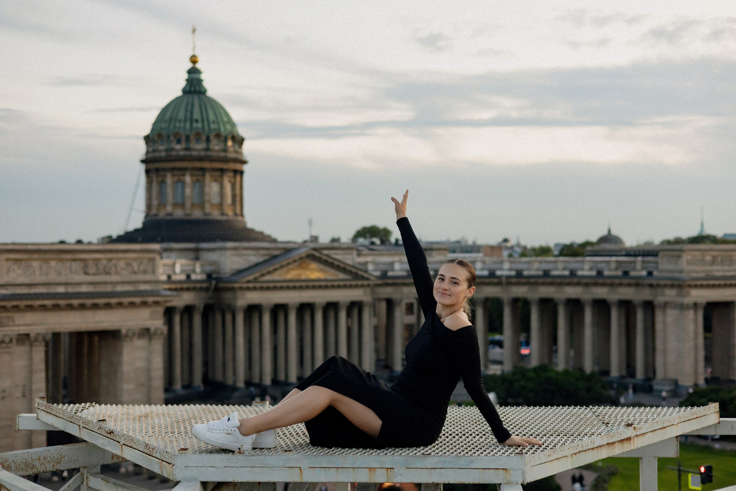Романтика питерских крыш. Свадебный фотограф в Санкт-Петербурге Ксения Кобышева