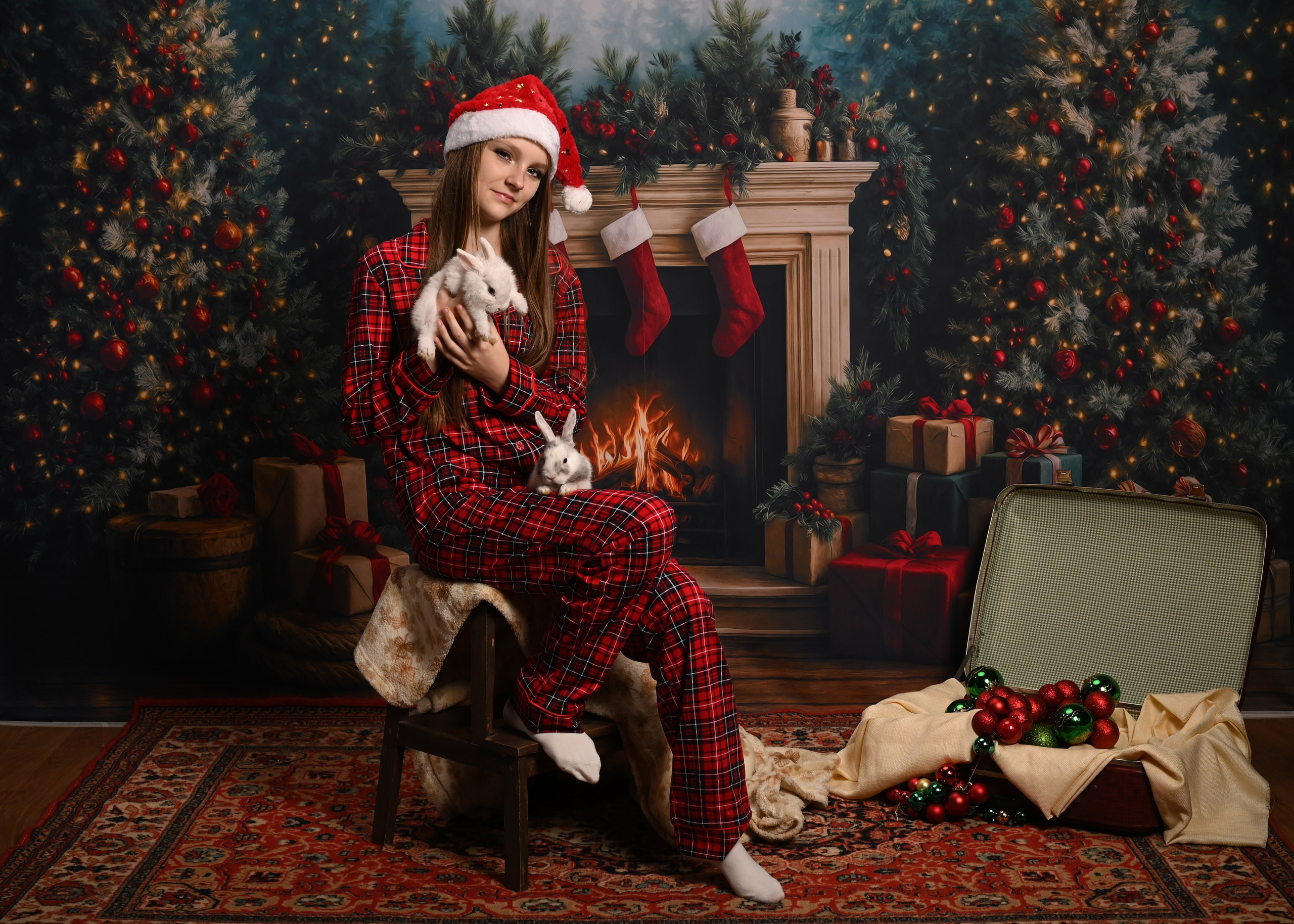 Кролик Рождество. Детский фотограф в Новокузнецке Николай Чекалин