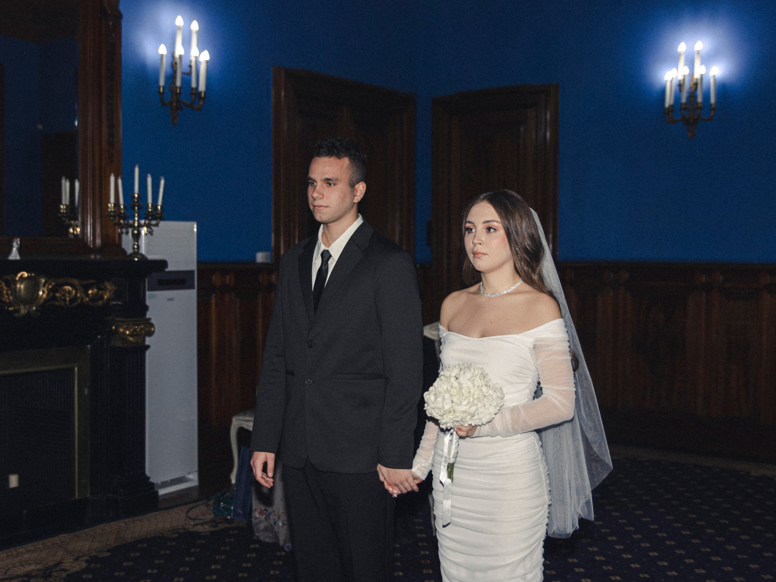 Роспис в синей комнате в первом дворце. Фотограф СПБ Засорина Юлия