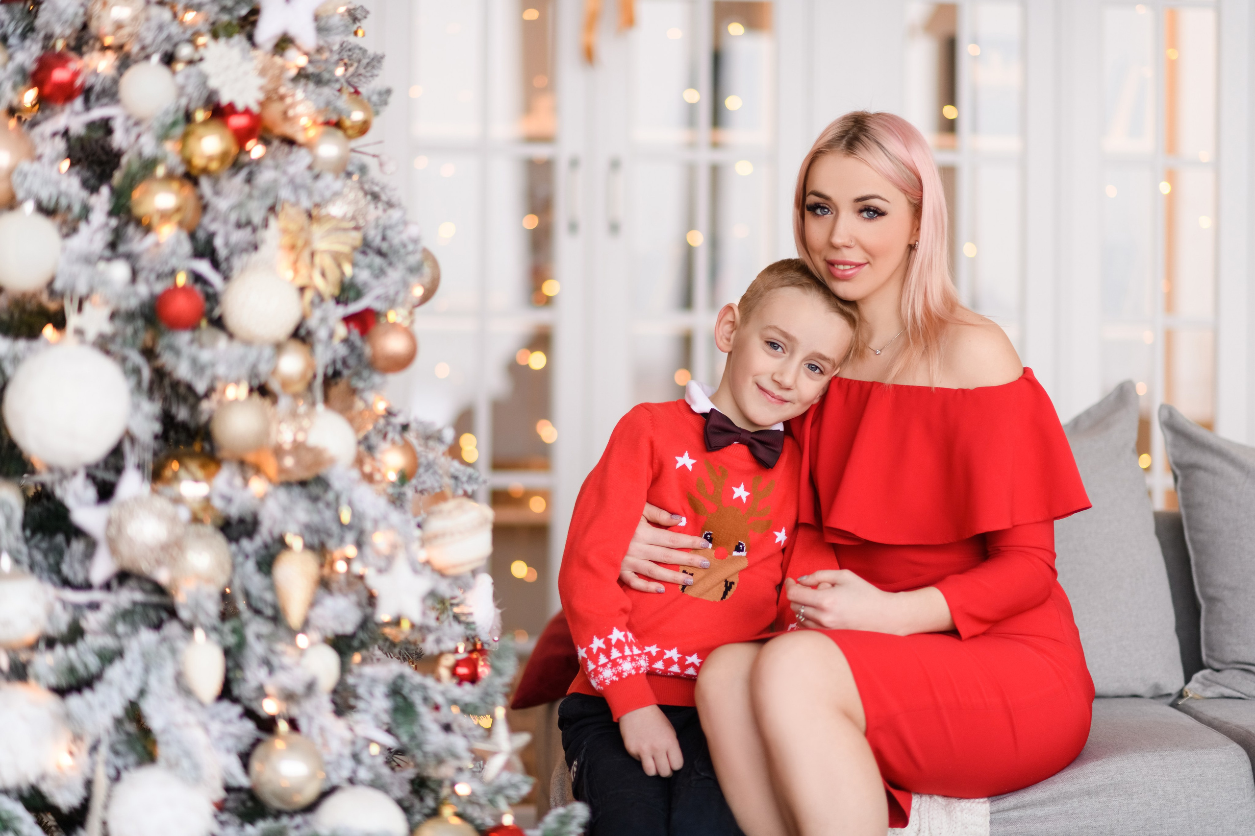 Семейная новогодняя для Ирины, Артура и Максима. Свадебный и семейный фотограф в Санкт-Петербурге Олеся Еремеева
