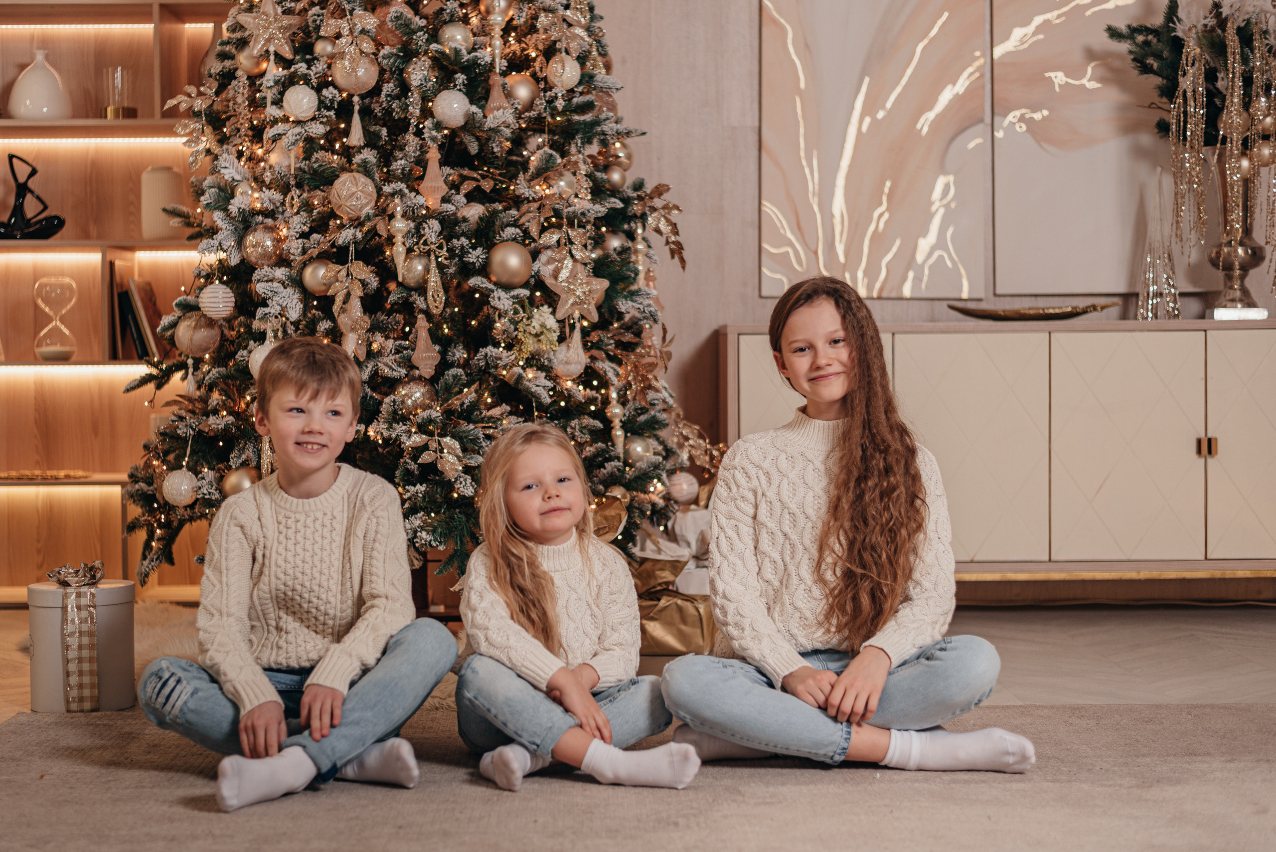 Семенйная фотосессия в студии. Фотограф Москва