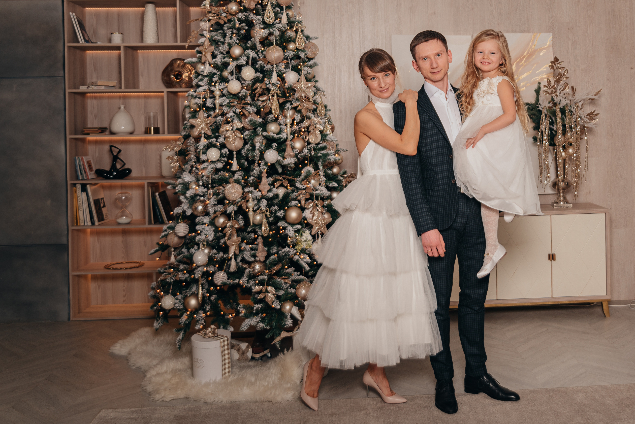 Семенйная фотосессия в студии. Фотограф Москва