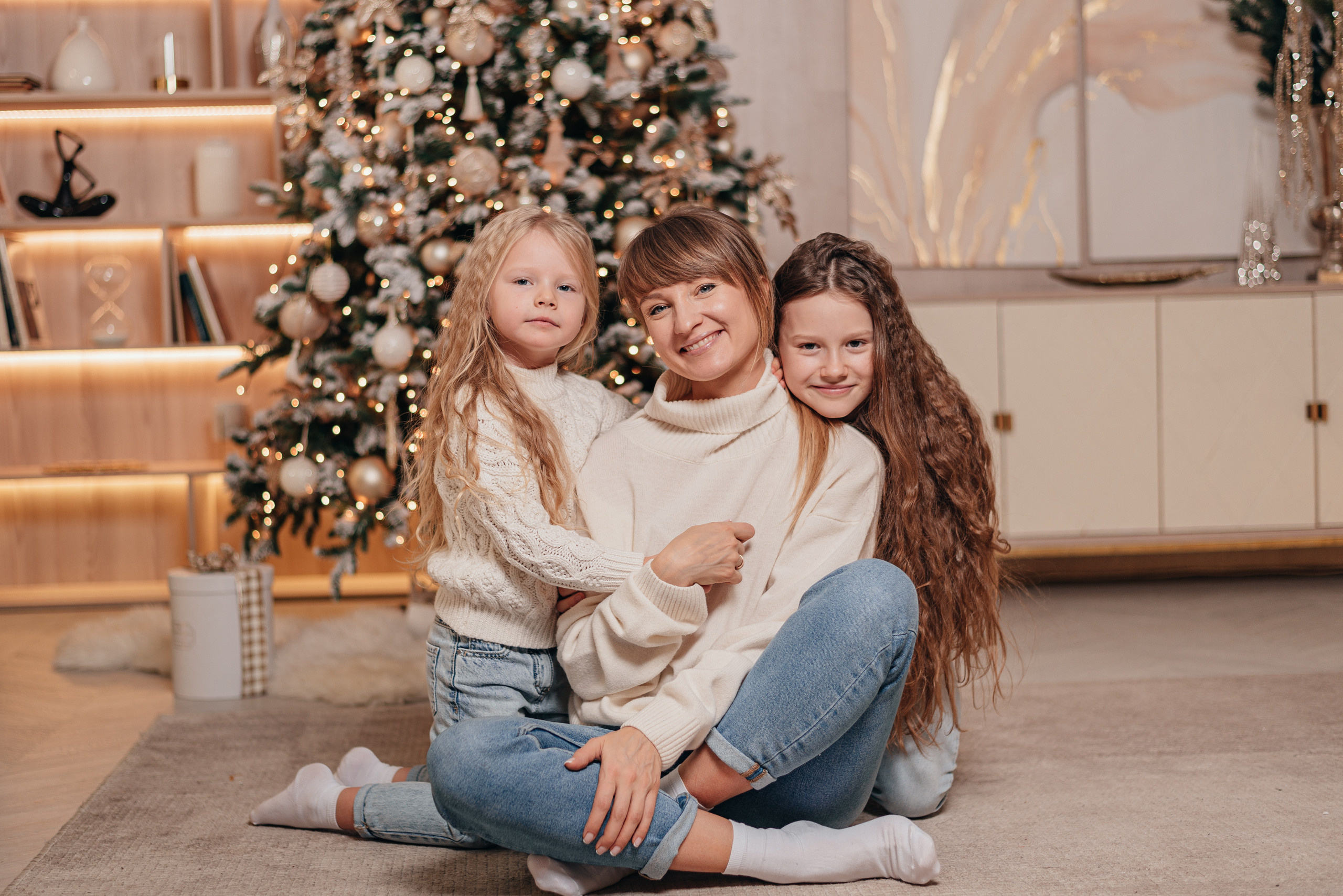 Семенйная фотосессия в студии. Фотограф Москва