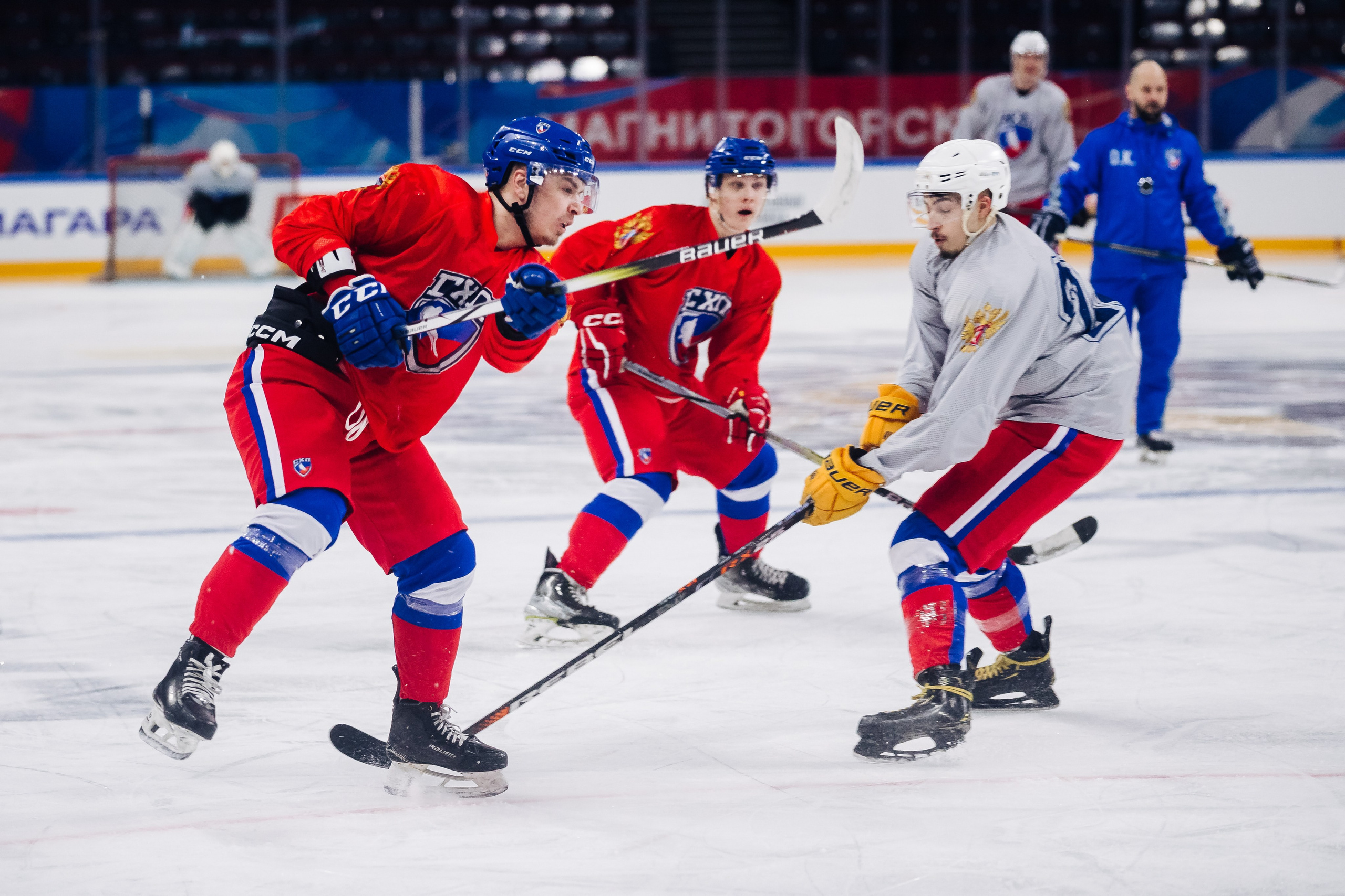 Тренировка сборной СХЛ // 14.02.25. Денис Прохоров Фотограф в г. Магнитогорск