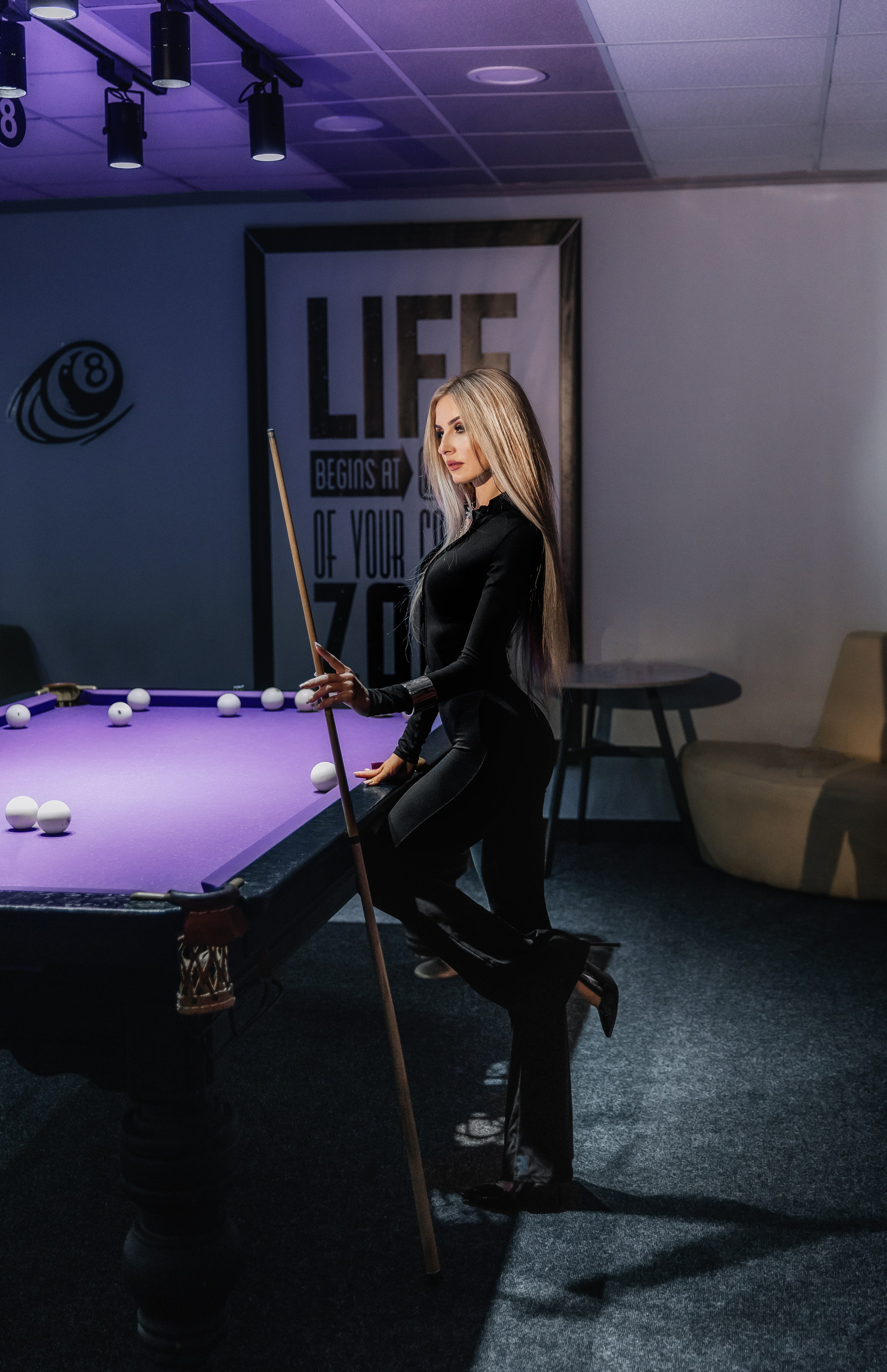KRISTINA Photo shoot at the billiard club…. Свадебный фотограф в Евпатории и в Крыму, Love story, женский портрет