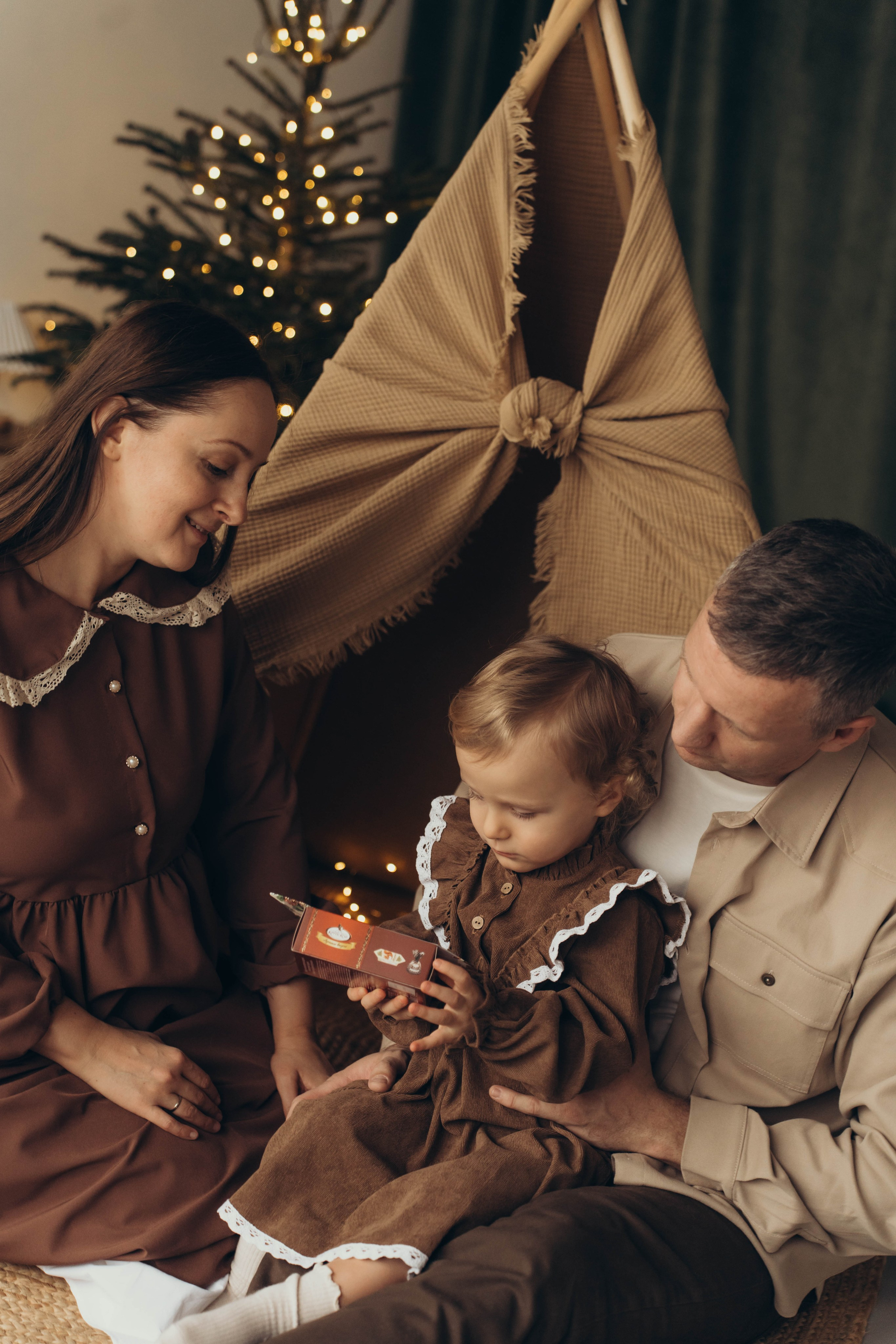 Екатерина, Николай и малышка Аня