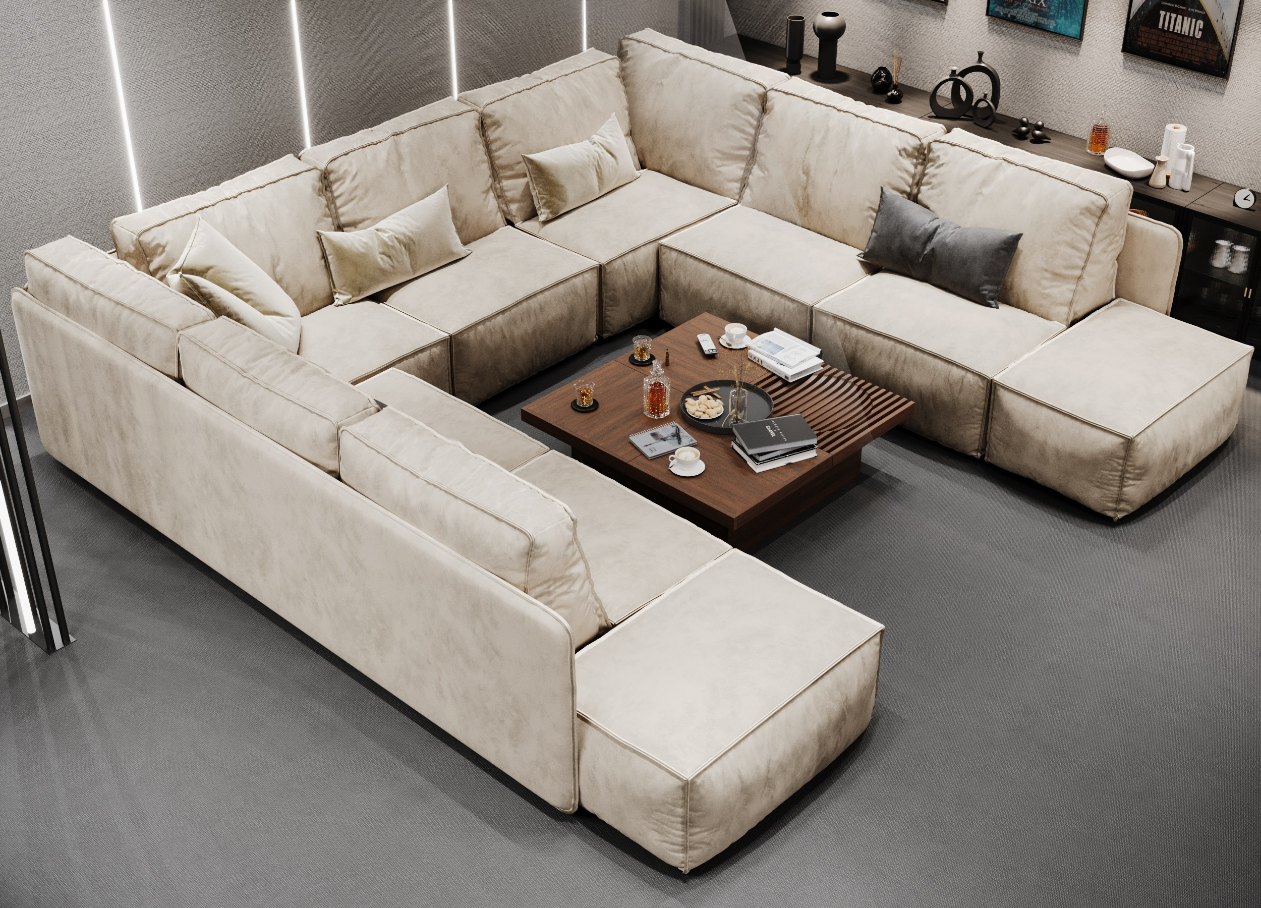 Кинотеатр-переговорная. 3D визуализатор в Москве Сердюк Владислав