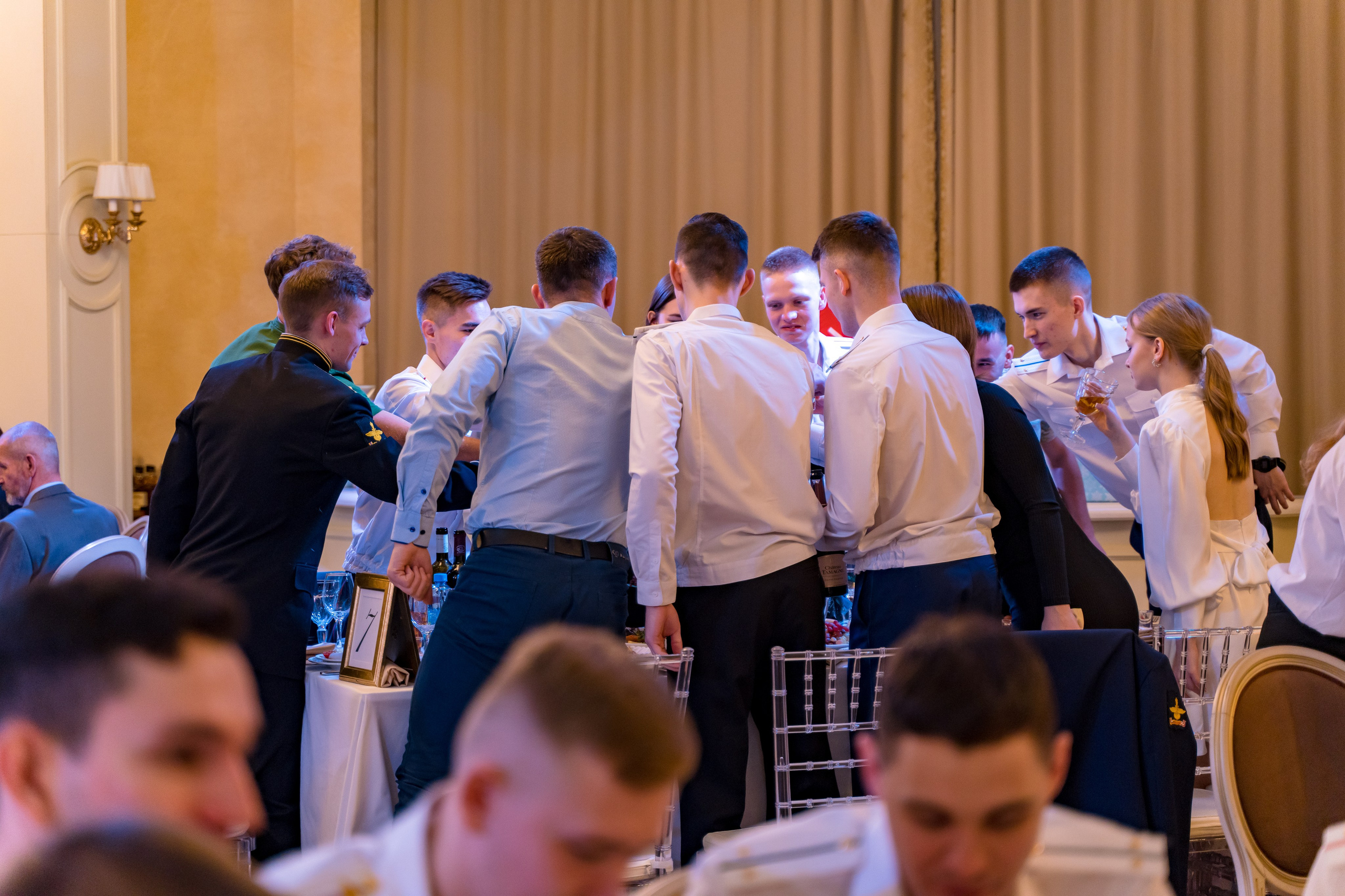 Фотосъемка выпуска военной академии и вручение дипломов