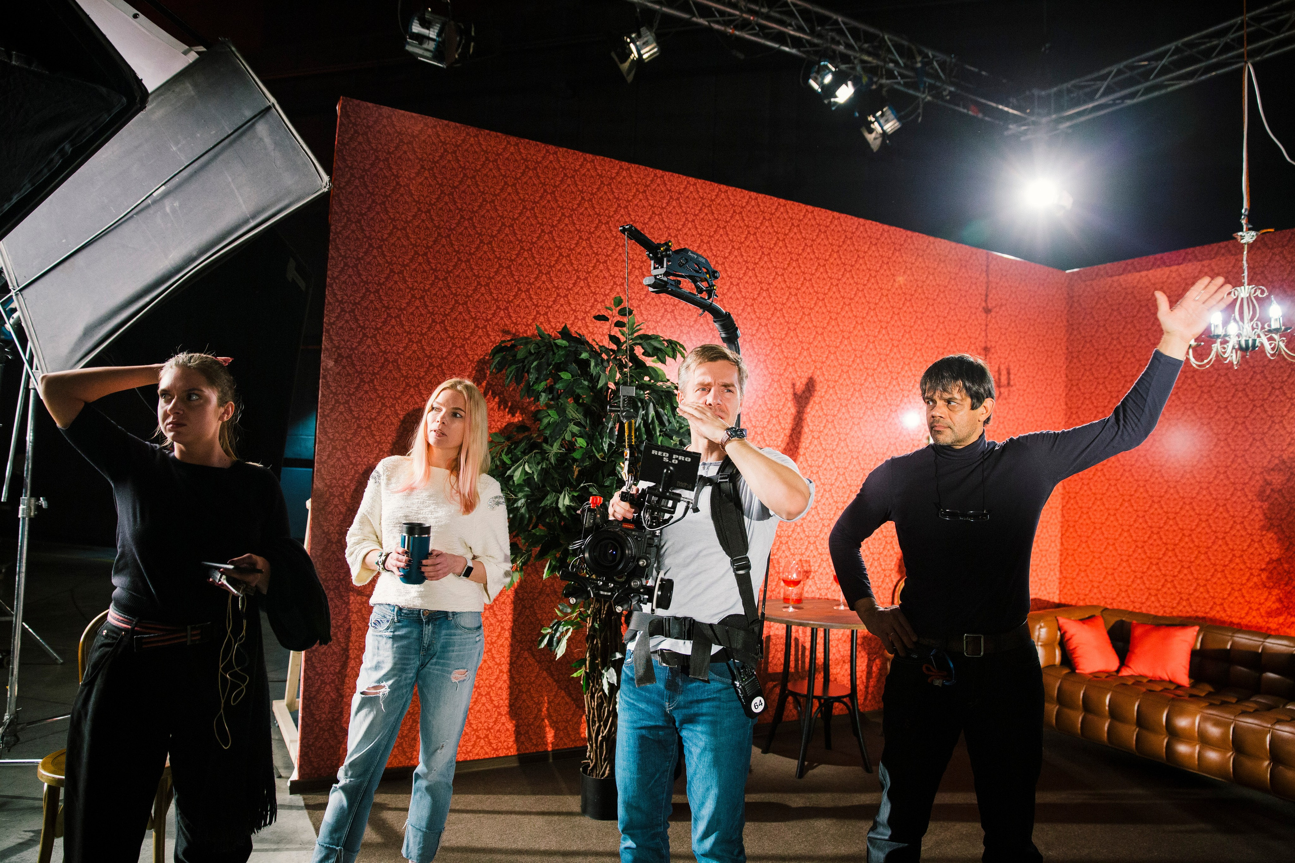 ФК Би-2 & Лиза Громова Мосфильм. Ольга Пилант. АРТ, бэкстейдж, свадебная и семейная фотография, городской портрет, интерьерная фотография