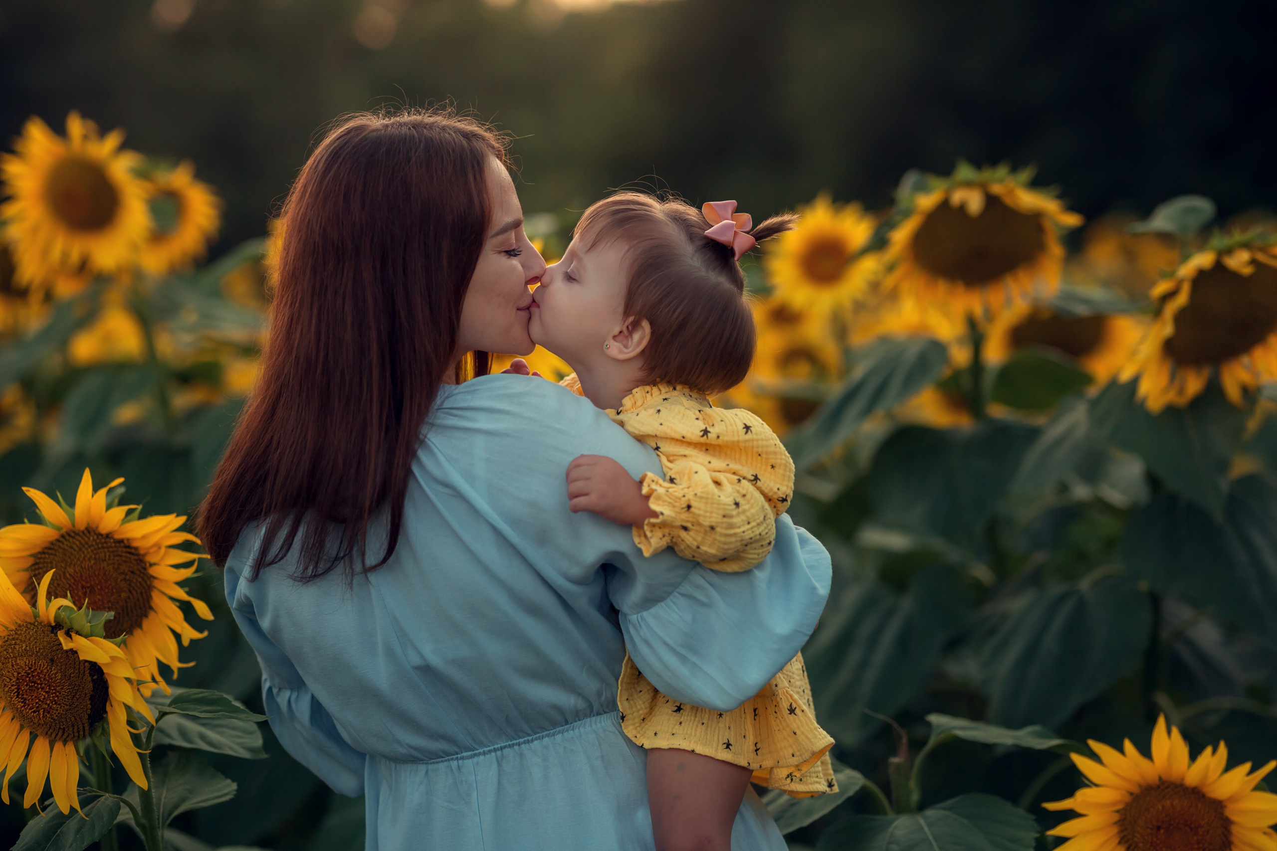 Подсолнухи. Семейный и детский фотограф Екатерина Савёлова