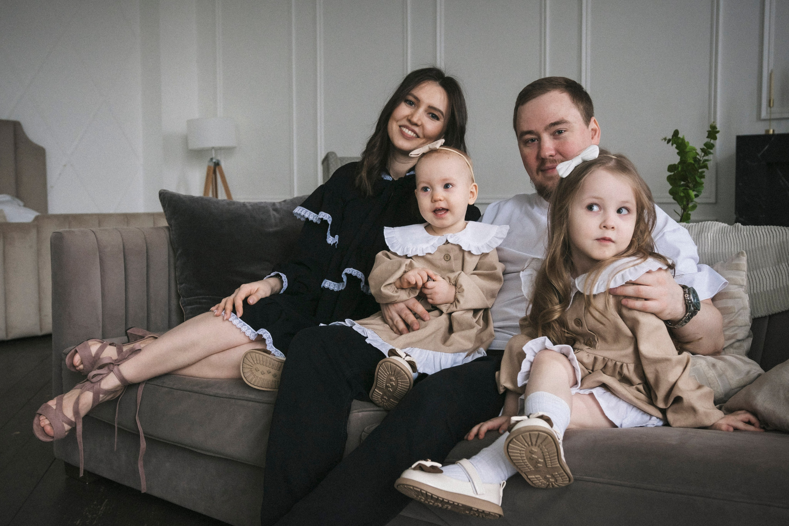 Егор и Ульяна с детьми и бабушками. Фотограф в Москве Максим Скоробогатов