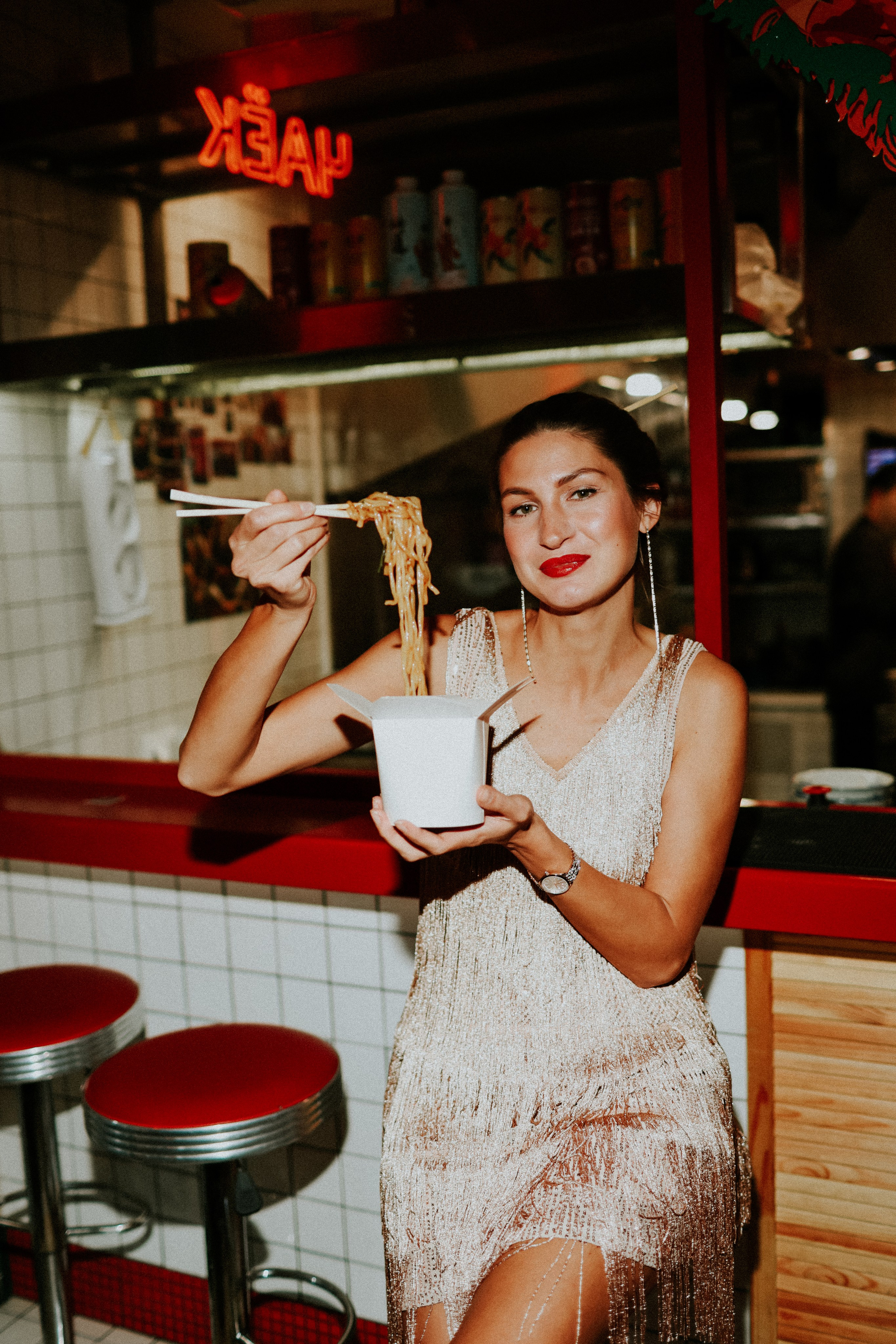 Фотосет в лапшичной. Женский фотограф в Москве Ксения Казакова
