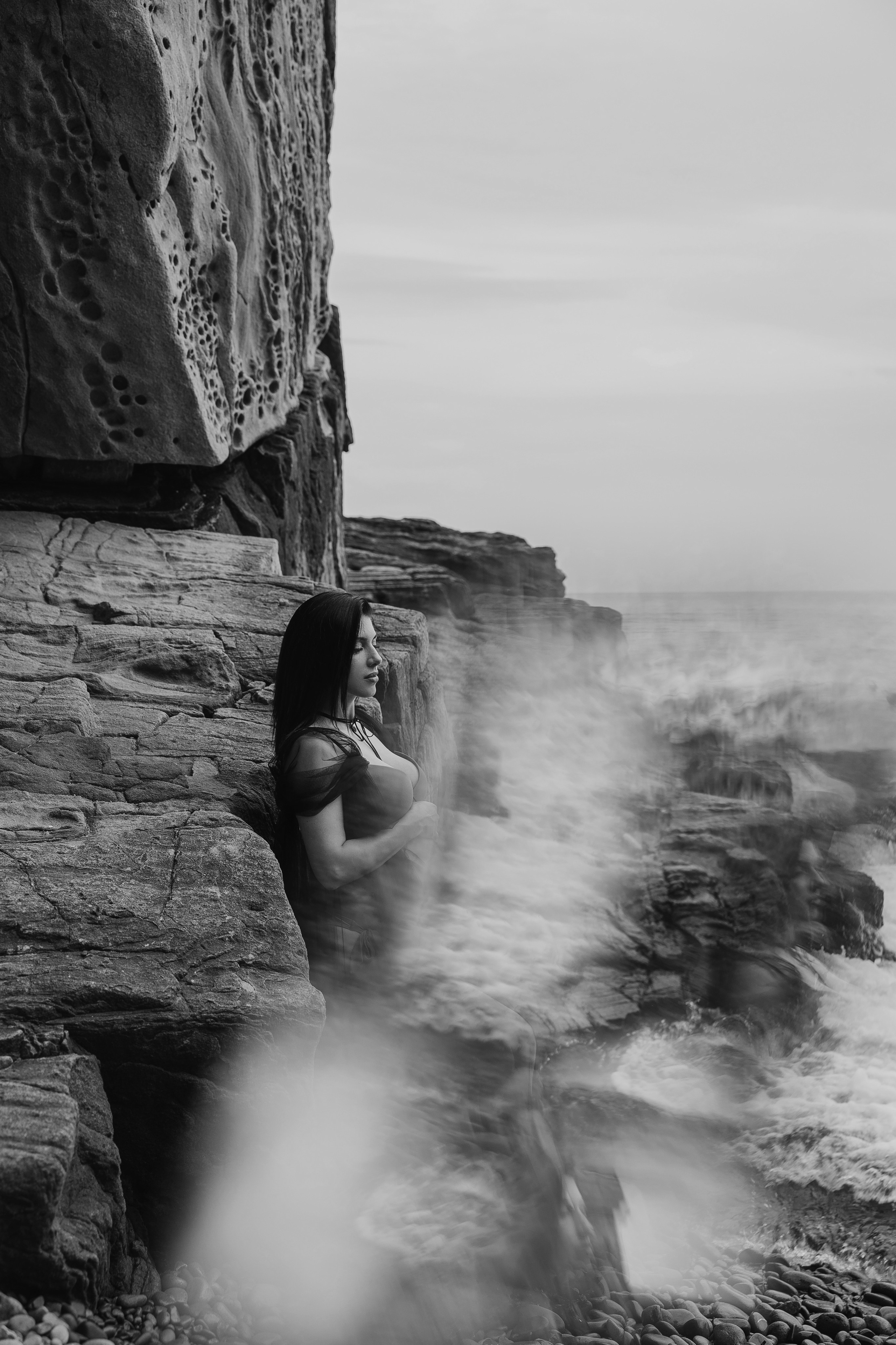 Беременная красотка у моря во Владивостоке. ВАШ ФОТОГРАФ В ПУСАНЕ (Южная Корея) Александра Ануфрий