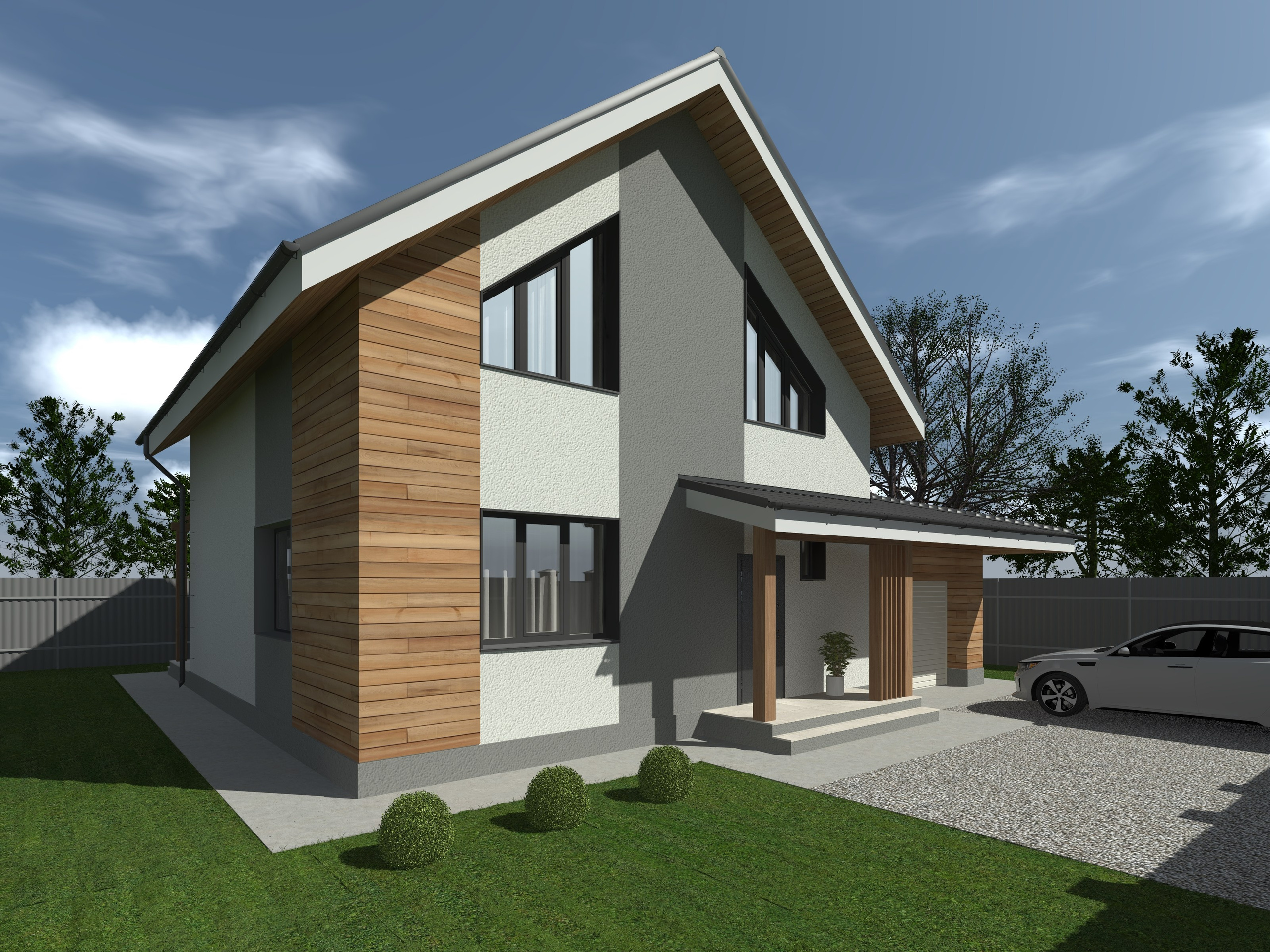 Коттеджный поселок с ИЖД 160 м². ПРОЕКТИРОВАНИЕ ИНТЕРЬЕРОВ И АРХИТЕКТУРНЫХ РЕШЕНИЙ В СТУДИИ SHELOFAST DESIGN