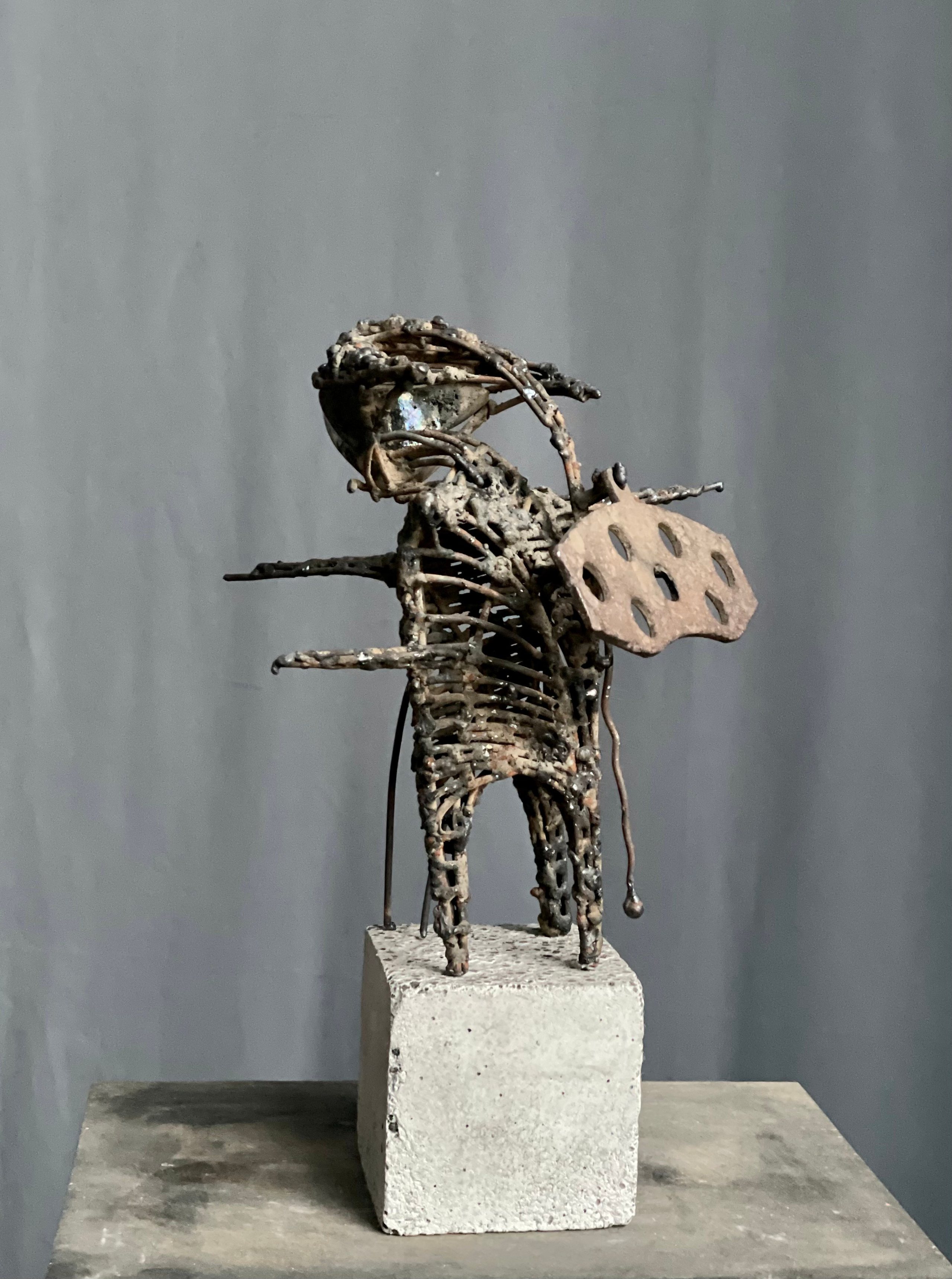 Ископаемый летун_Fossil flyer_2020. Художник — скульптор Антонина Фатхуллина