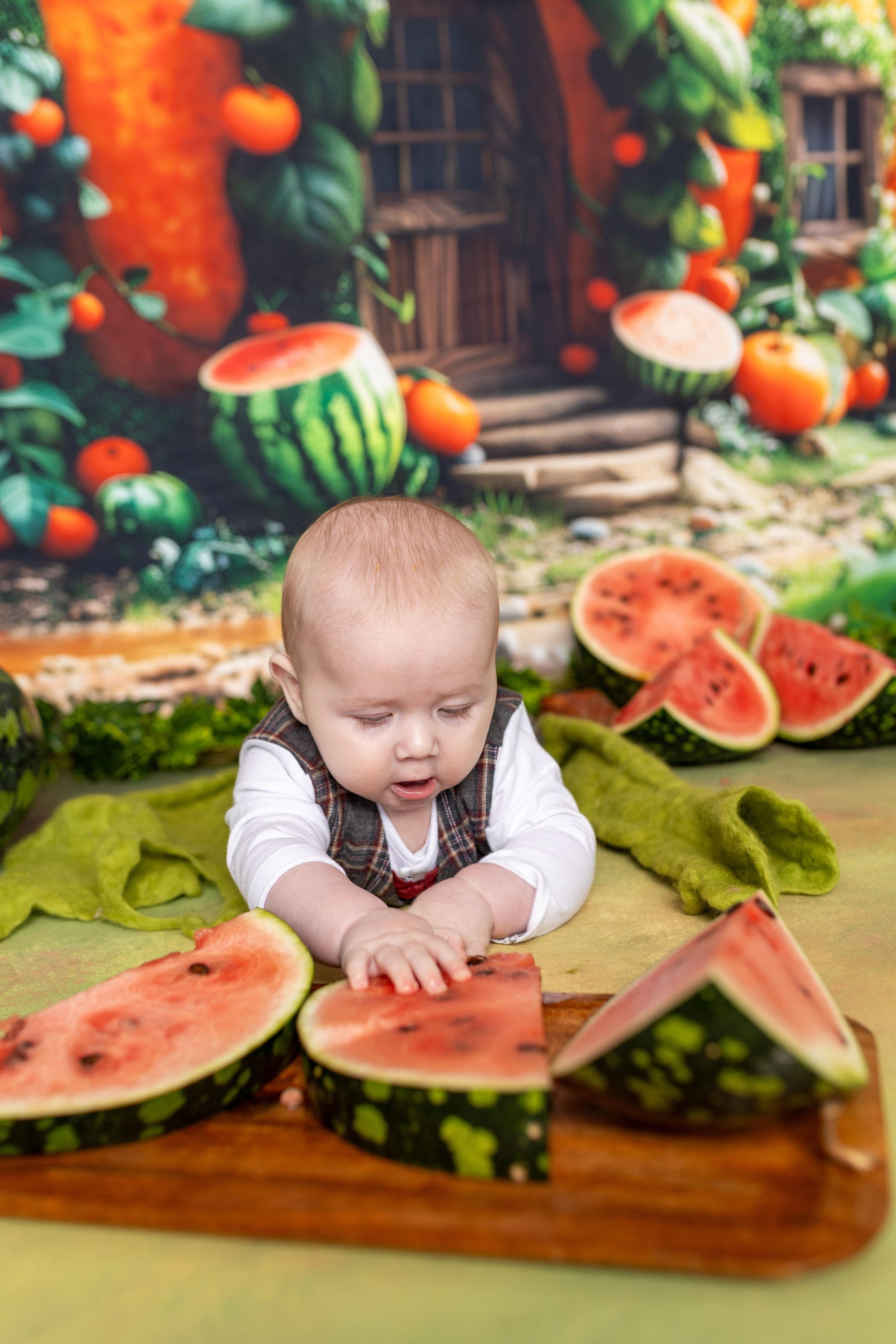 Тыквенно-арбузные фотодни. Фотограф новорожденных. Детский и семейный фотограф Марьяна Юдина