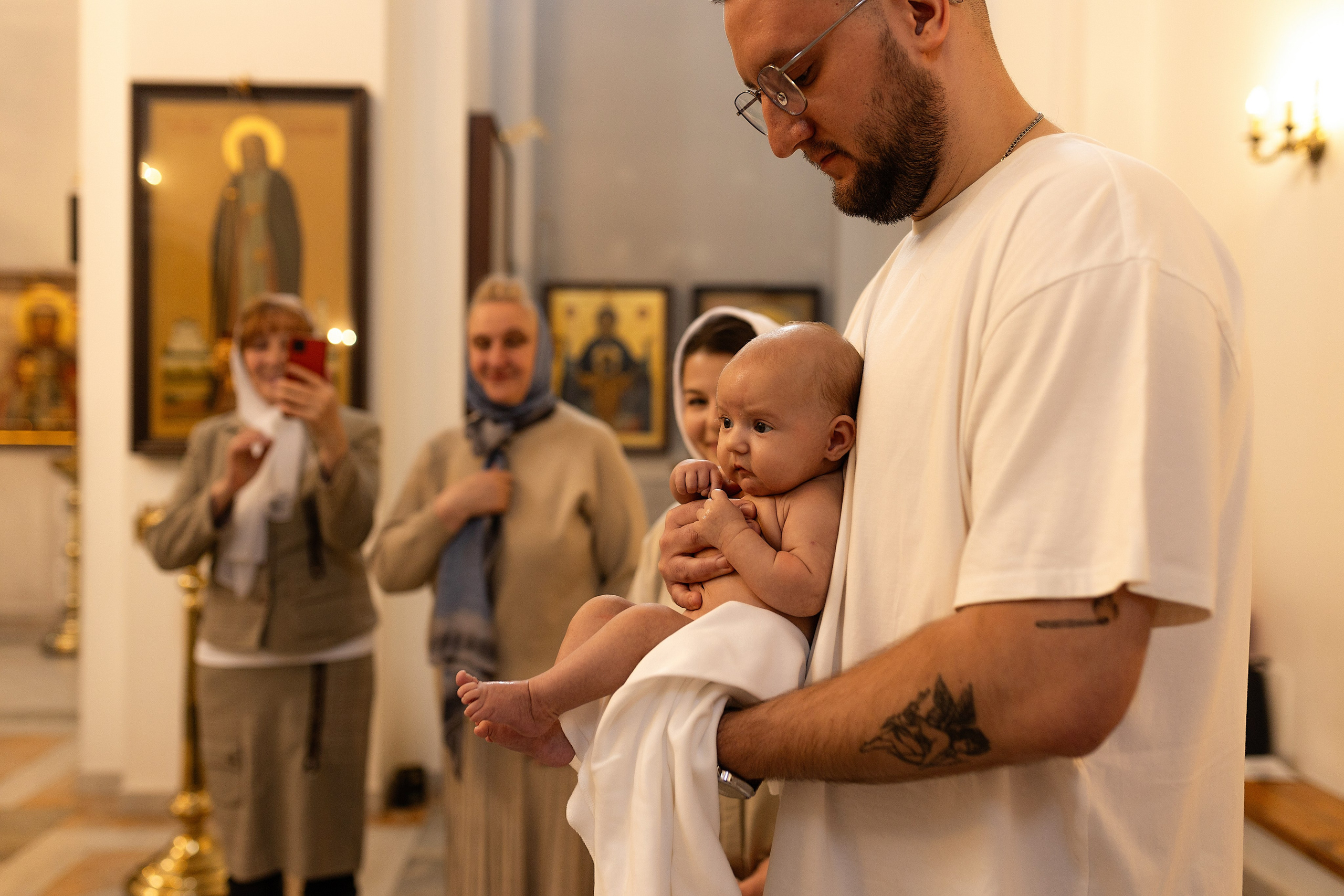 Таинство крещения Алисы. Фотограф в Железнодорожном и Балашихе