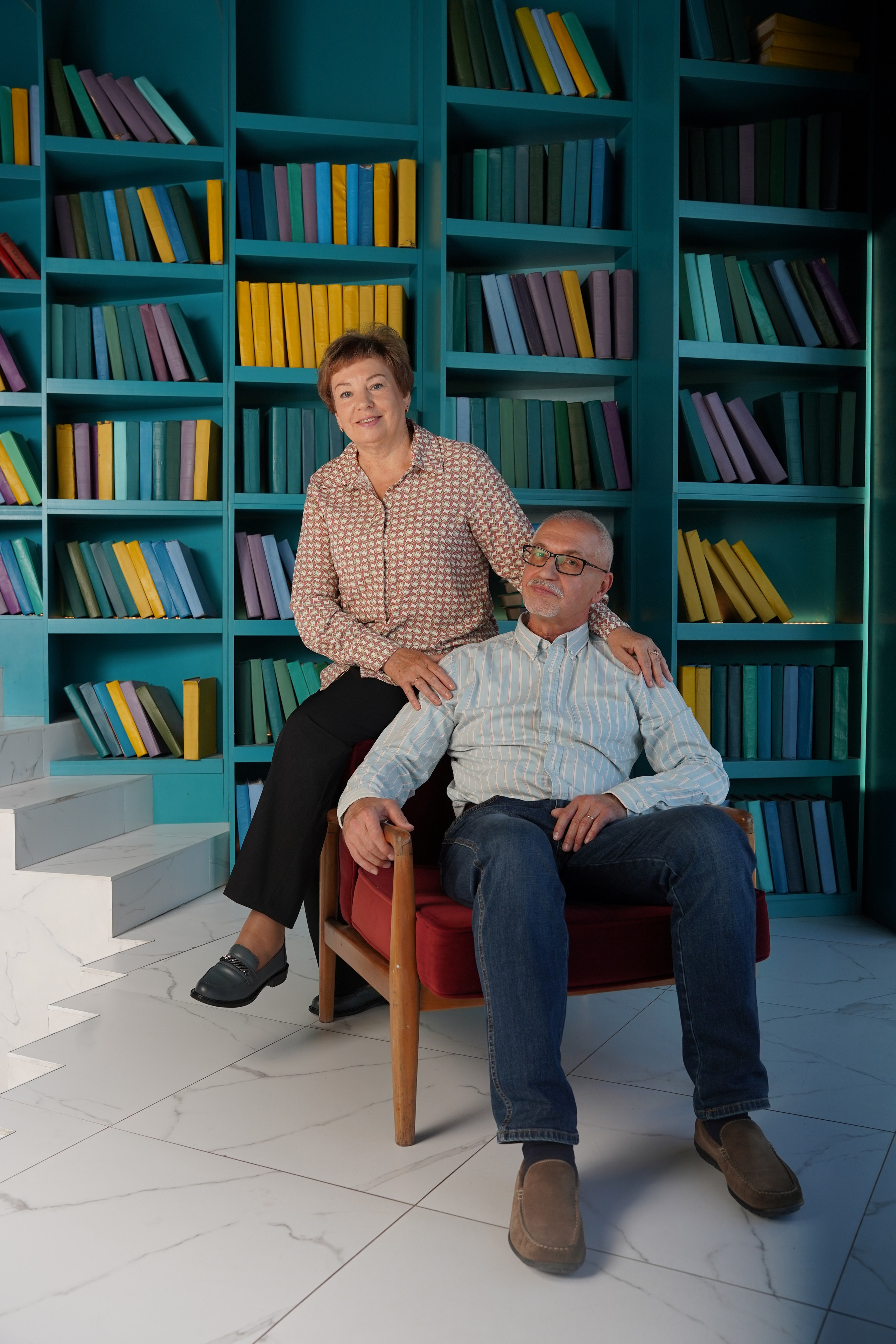 В библиотеке. Студийный и портретный фотограф в САНКТ-ПЕТЕРБУРГЕИрина Махаон