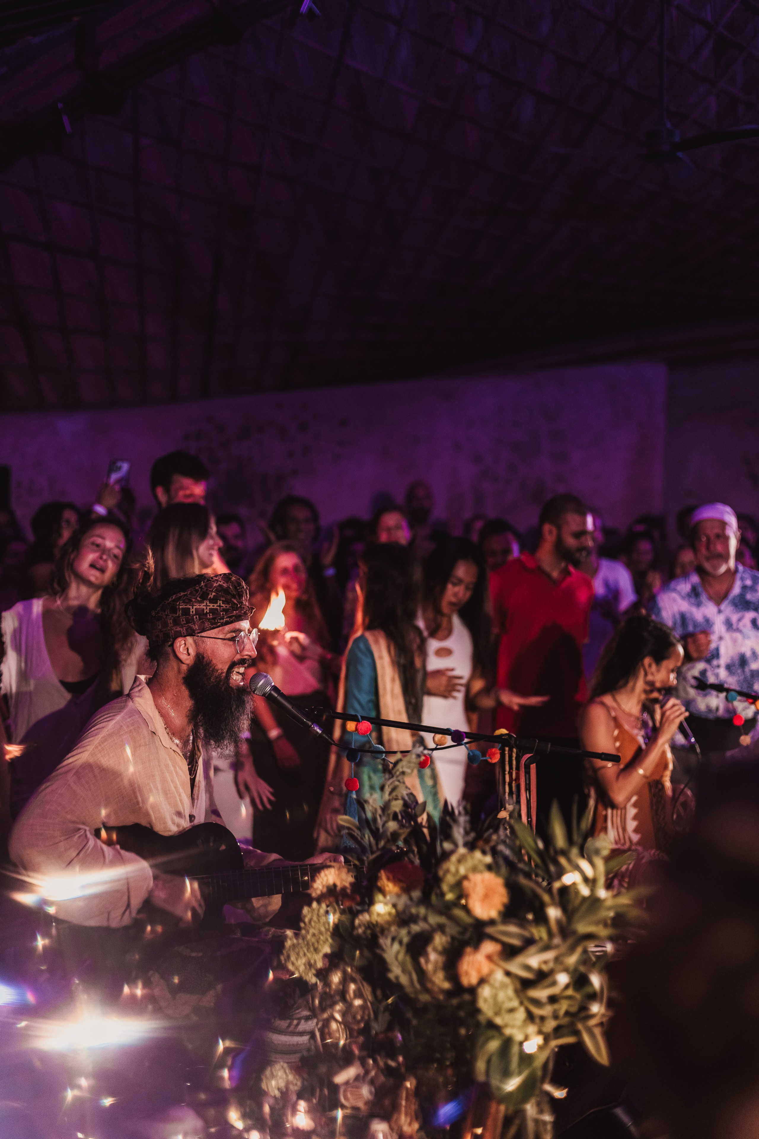 Hanuman Project kirtan at Alchemy april. Mariam Bagdasaryan