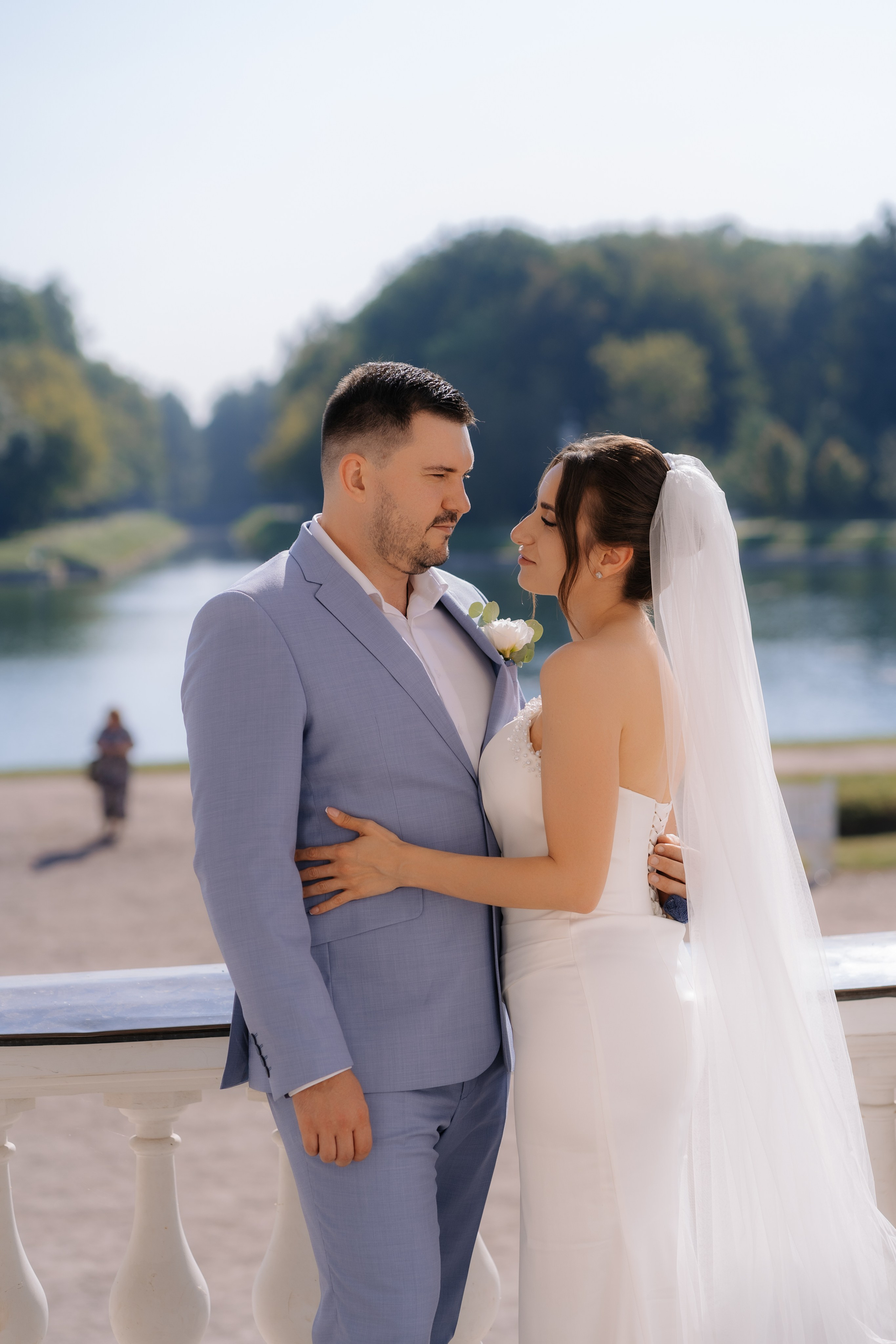 Свадебная фотосессия в Москве, парк Кусково. Свадебный фотограф в Москве Анна Полушина