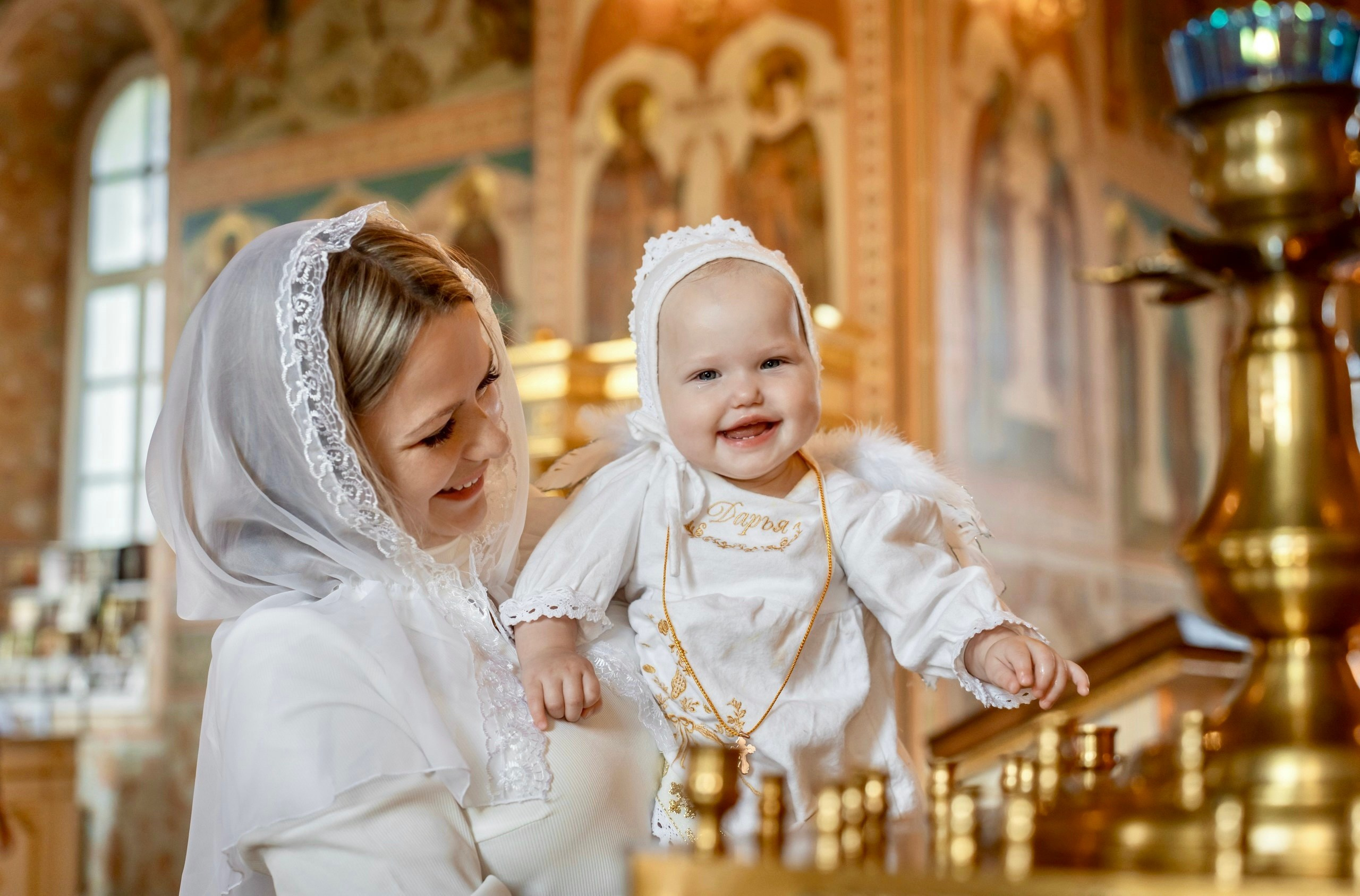 Крещение Дарьи в Успенском соборе Тульского Кремля. Фотограф на Крещение Тула и Венчание в Туле, детский и семейный фотограф