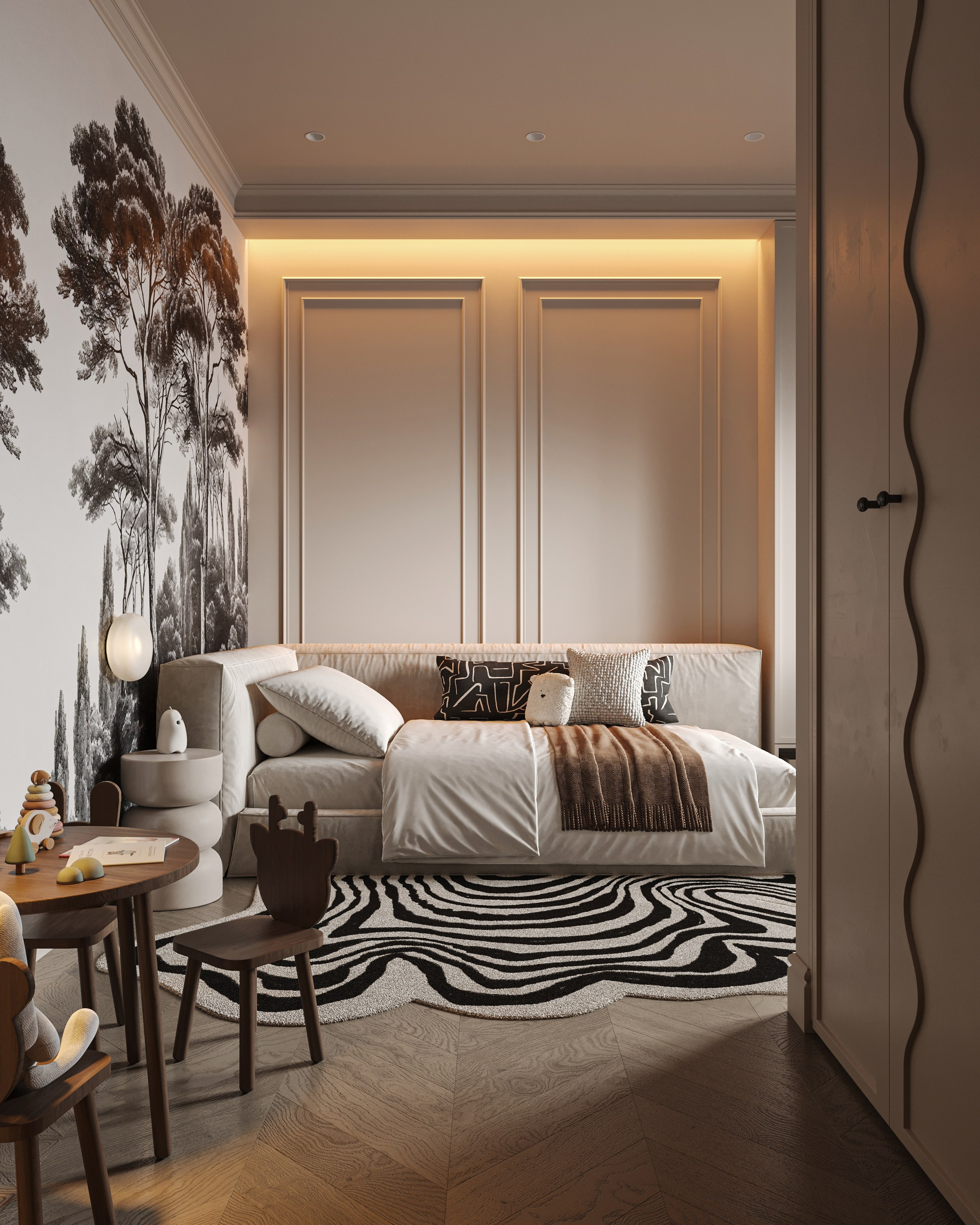 Детская ЖК «Континенталь». 3D визуализация интерьера Надежда Соколова