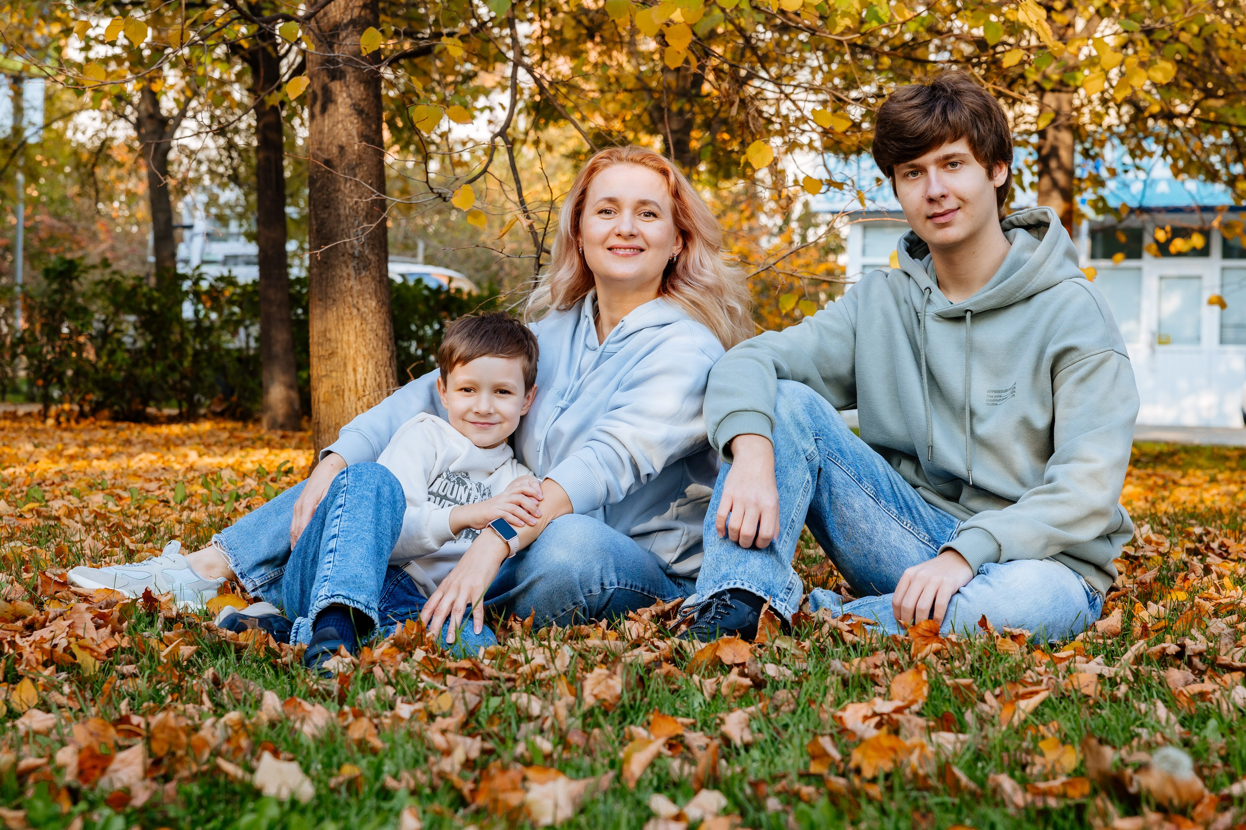 Осень. Профессиональный фотограф и видеооператор