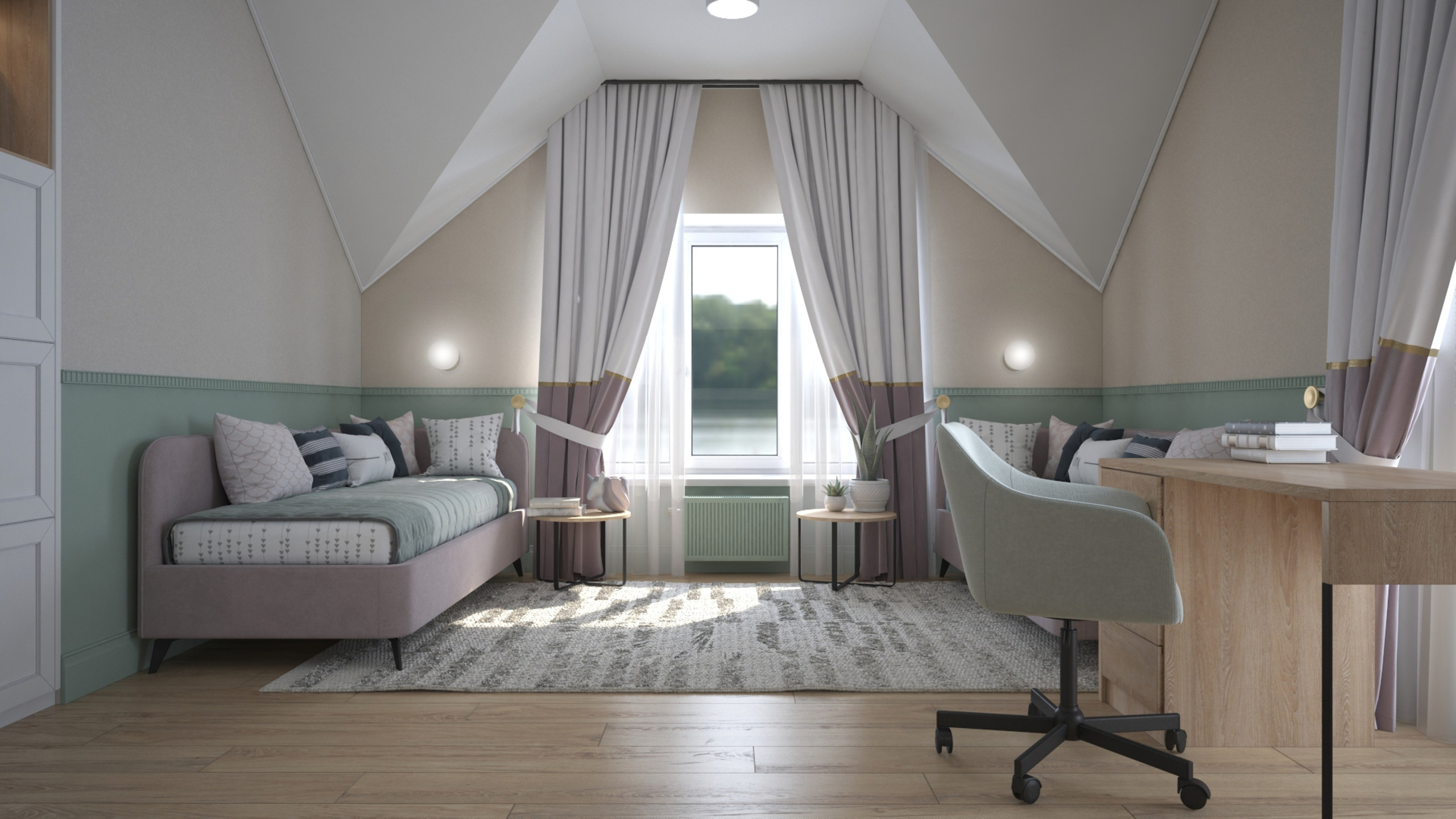 Интерьер загородного дома в стиле прованс. RASEN DESIGN. Архитектурные проекты зданий, интерьеров и благоустройства