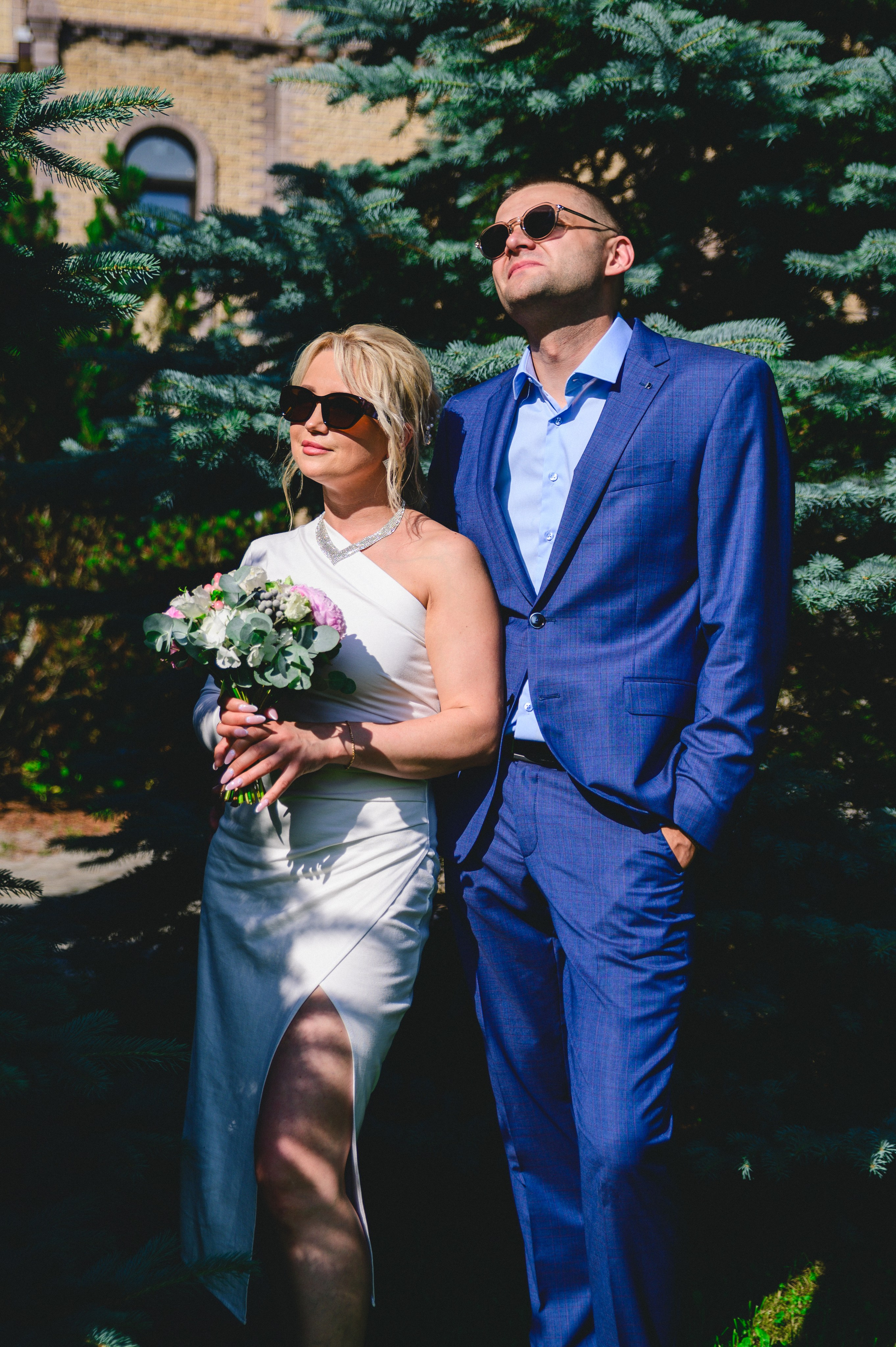 Небольшая съемка свадьбы за городом Питера. Портретный и репортажный фотограф в Санкт-Петербурге