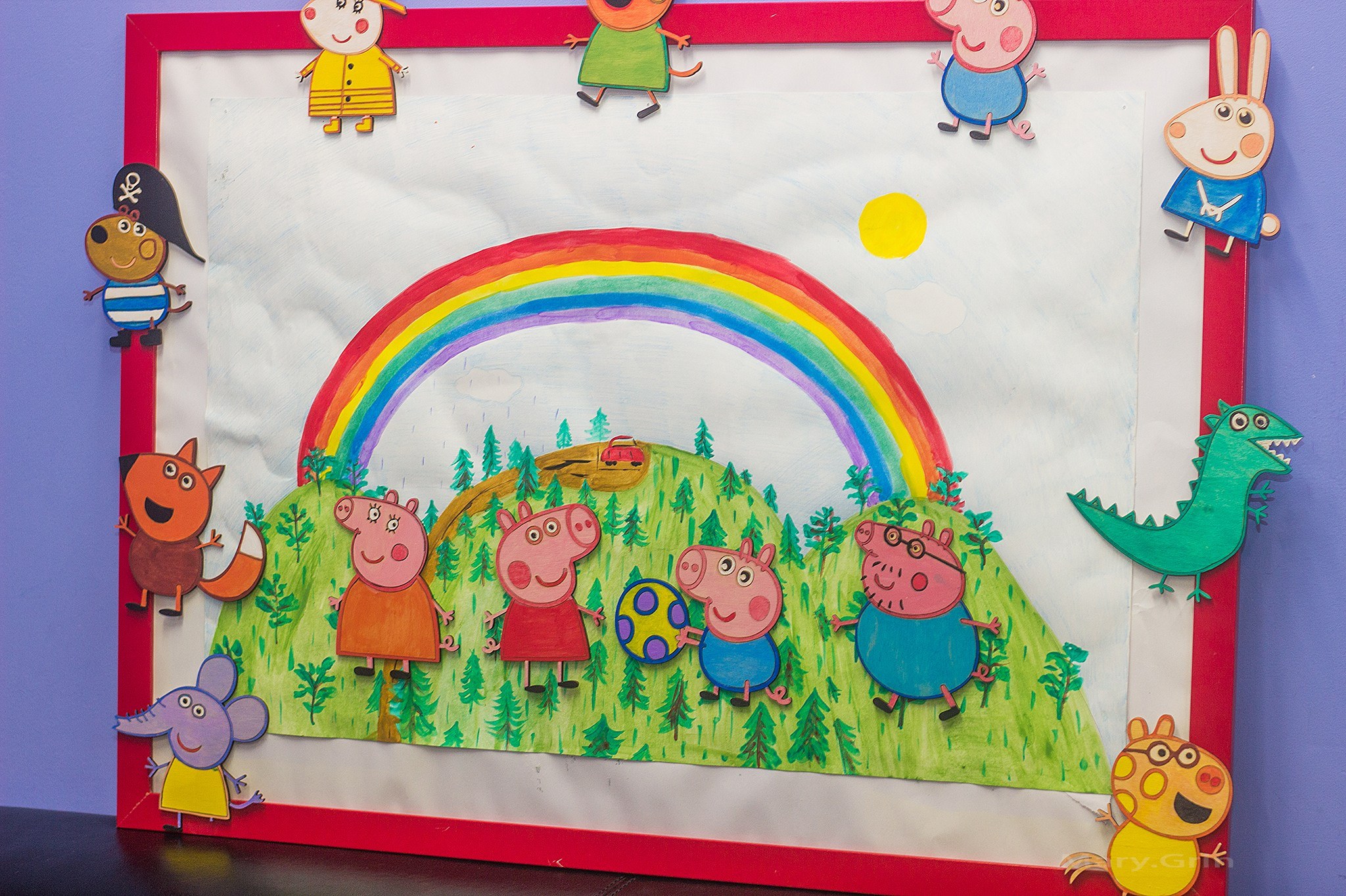 День рождения в стиле свинки Пеппа в Изумрудном городе. Детский и семейный фотограф, фотограф мероприятий Нижний Новгород