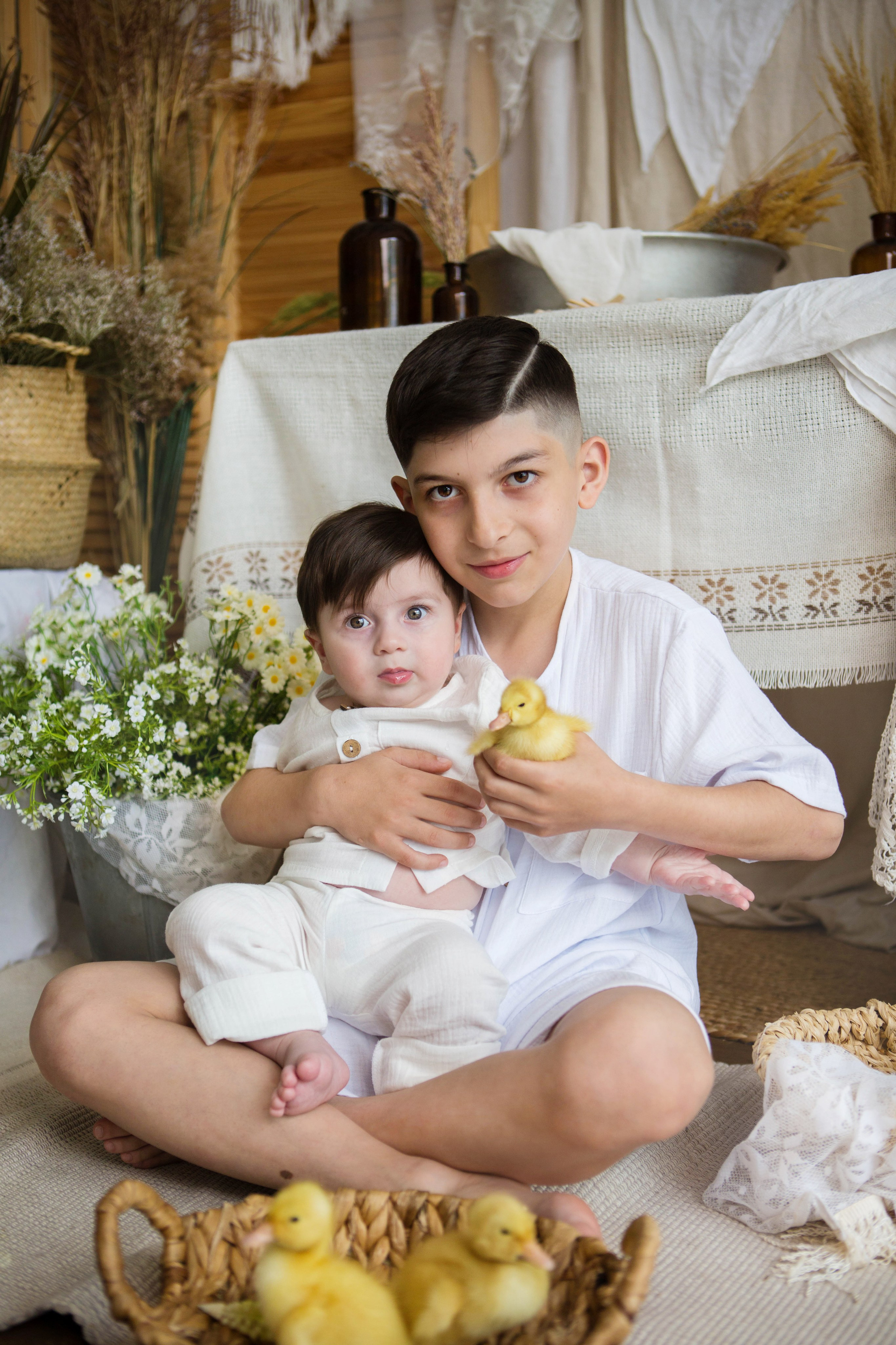 Стирка с утятами. Студия «Mestone». Свадебный семейный и детский фотограф в Краснодаре Карина Федоровская