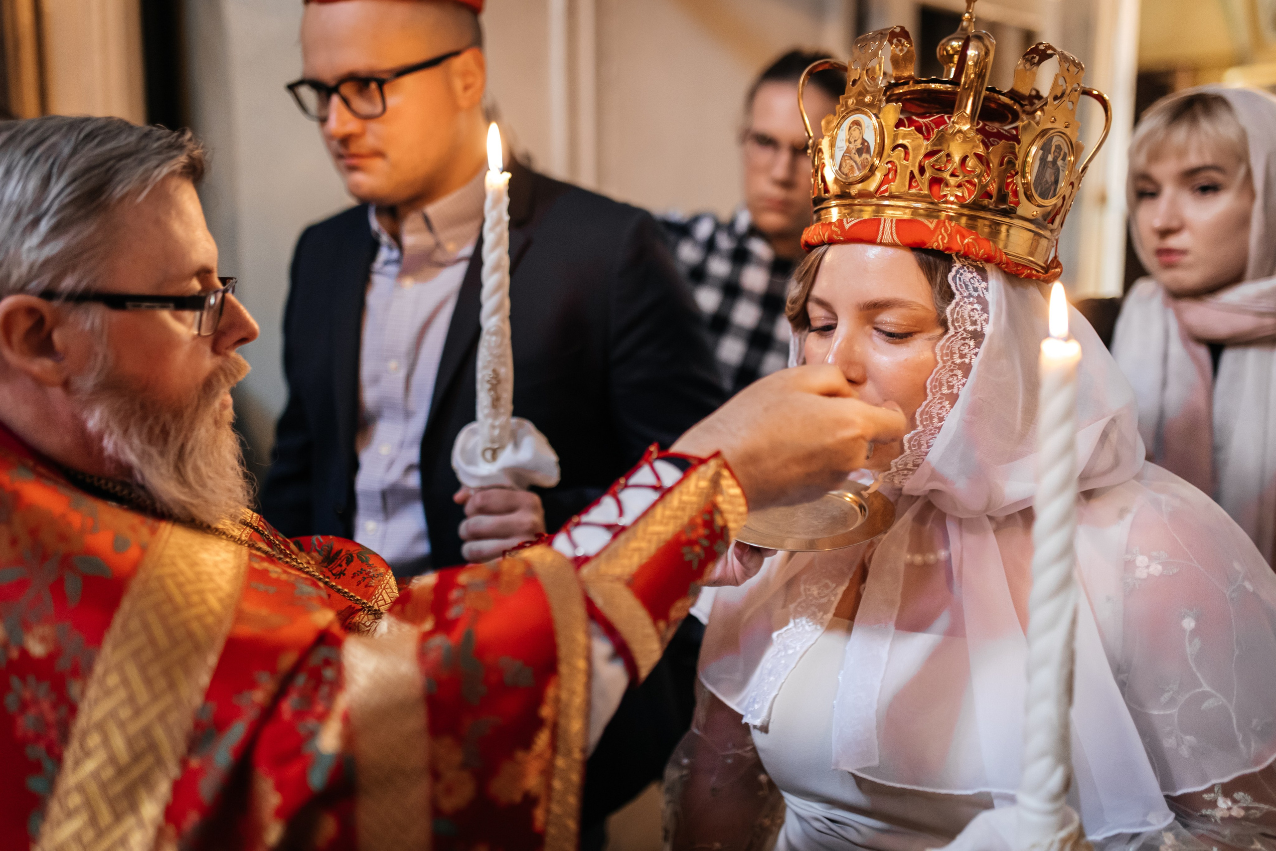 Венчание. Церковь Воздвижения Честного Креста Господня в Татаринцево. Фотограф Валерия Горбунова Подольск Бутово Видное Щербинка